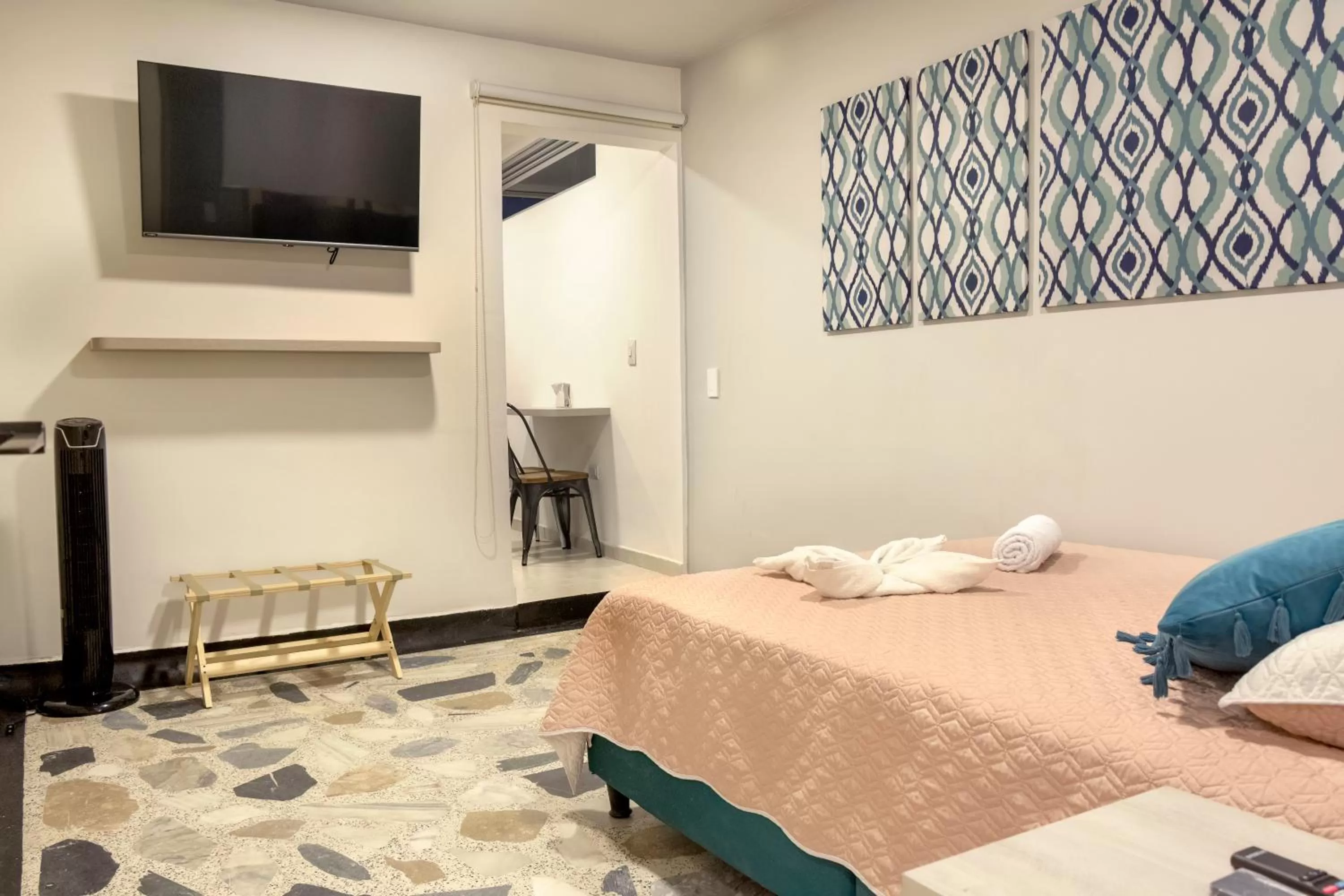Bed in Ventiuna Hotel y Coliving