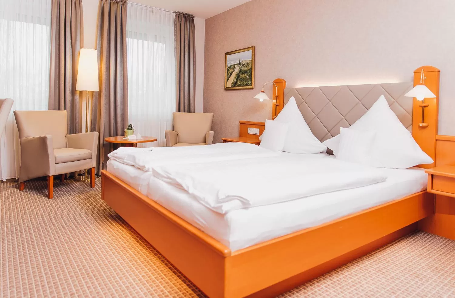 Photo of the whole room, Bed in Ringhotel Teutoburger Wald