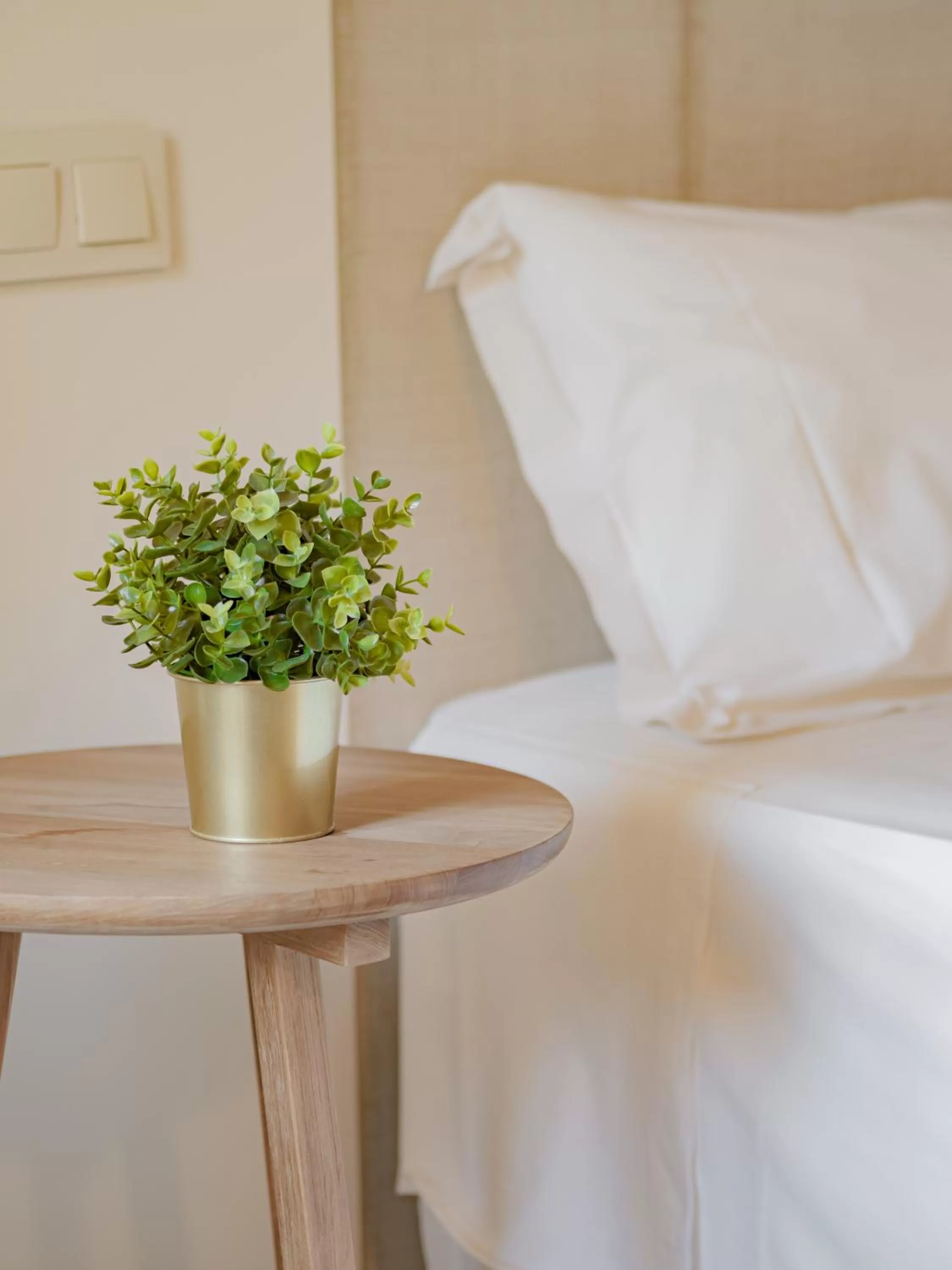 Bed in Hotel Oriente