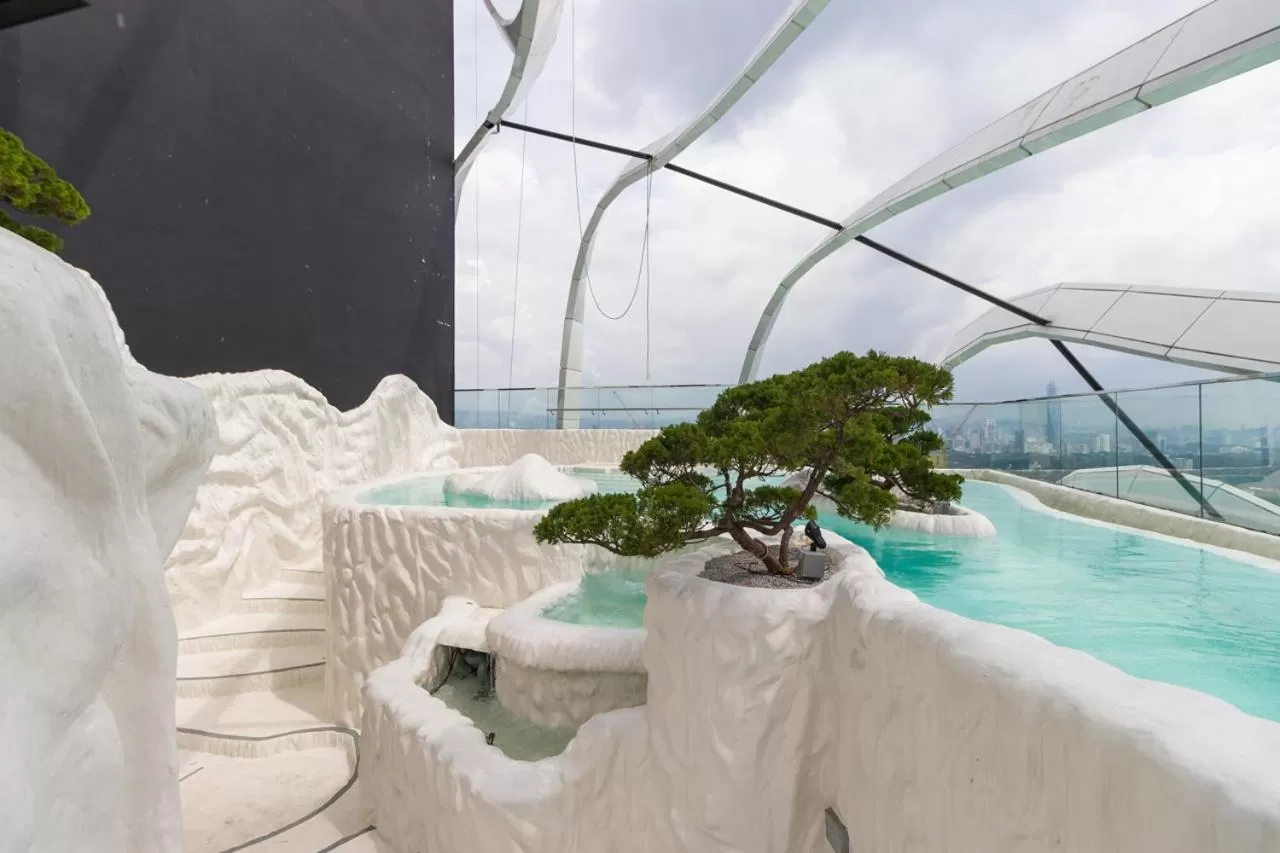 Pool view in Arte Mont Kiara Hotel Suite