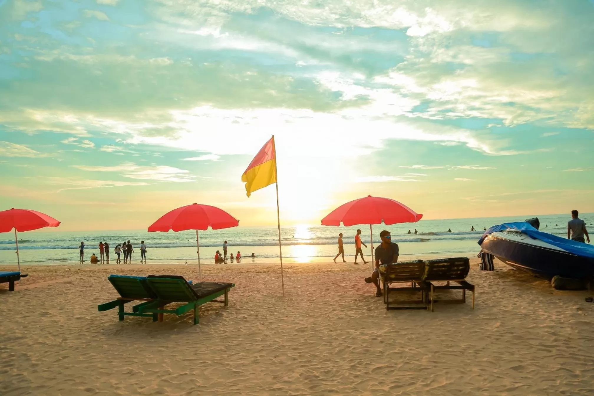 Sunset in Chami Villa Bentota