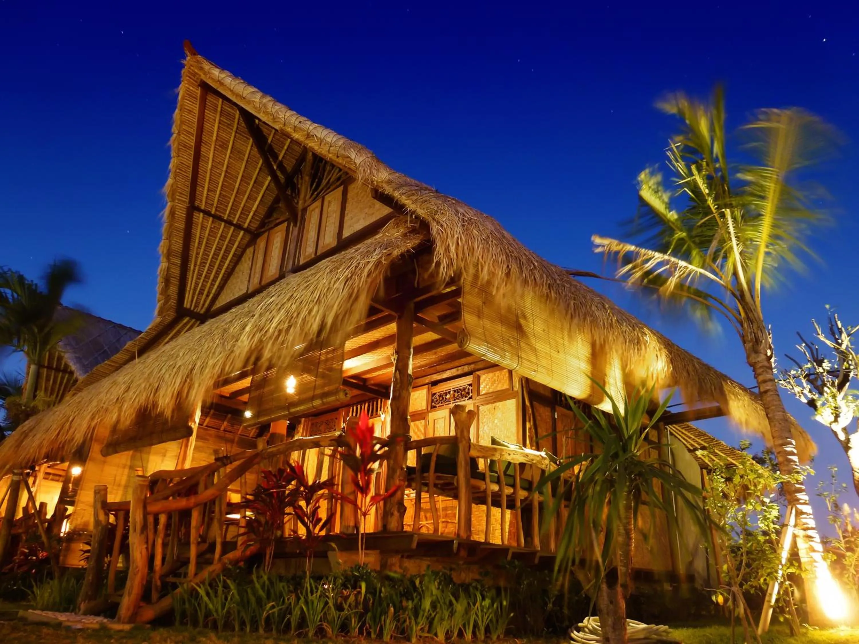 Facade/entrance in Flower Bud Bungalow Balangan