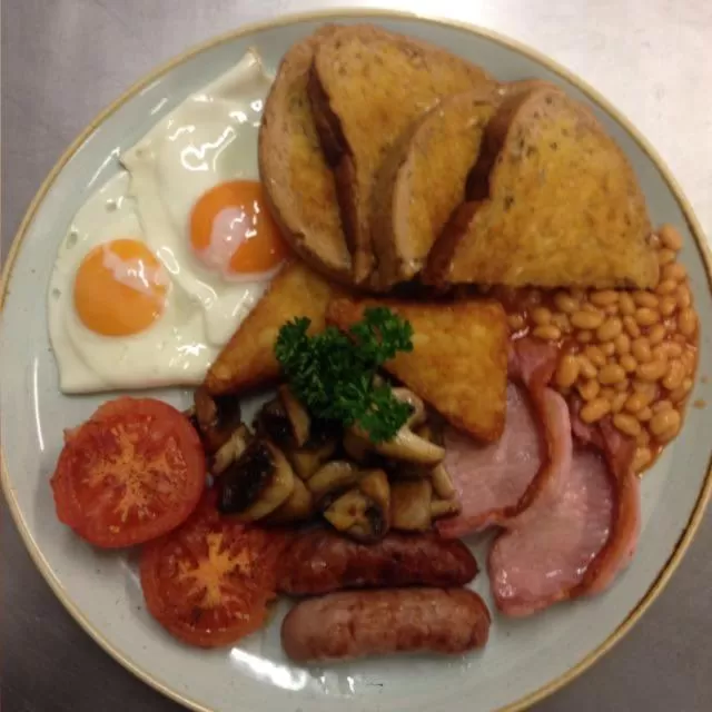 Food close-up in Gothic House