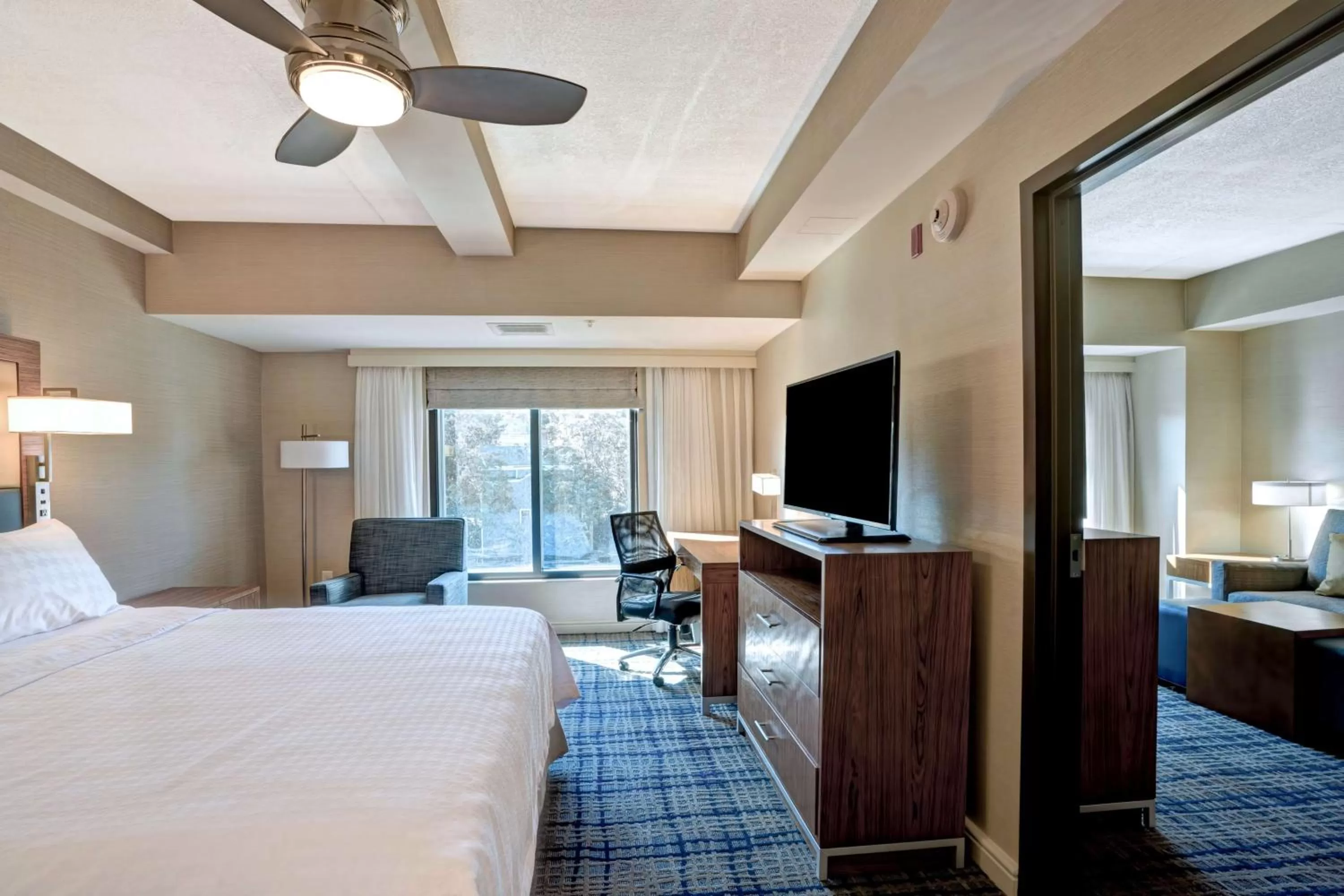 Two Bedroom Suite with One King Bed and Two Queen Beds - Non-Smoking in Homewood Suites by Hilton Boston Brookline-Longwood Medical