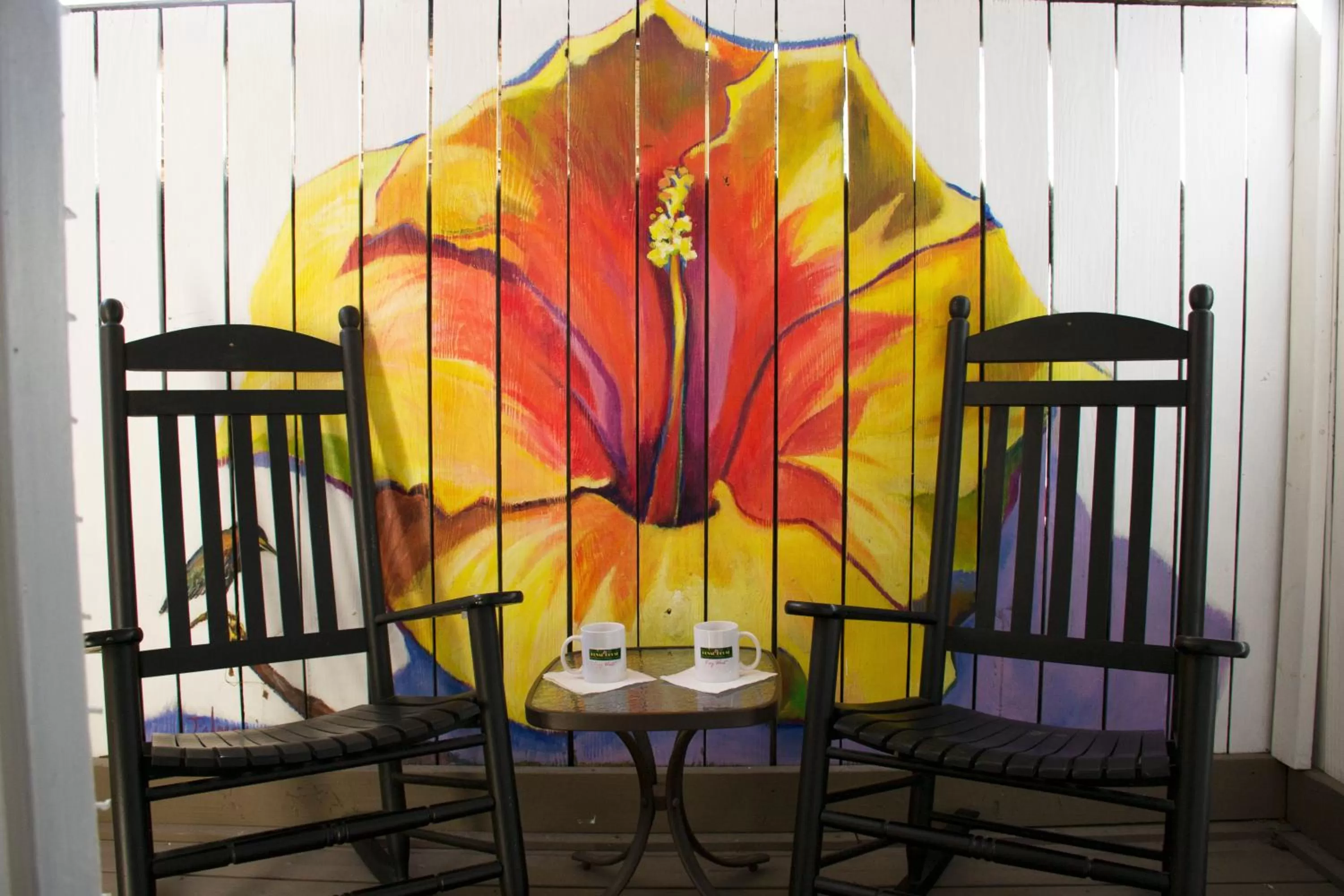 Seating area in Duval House