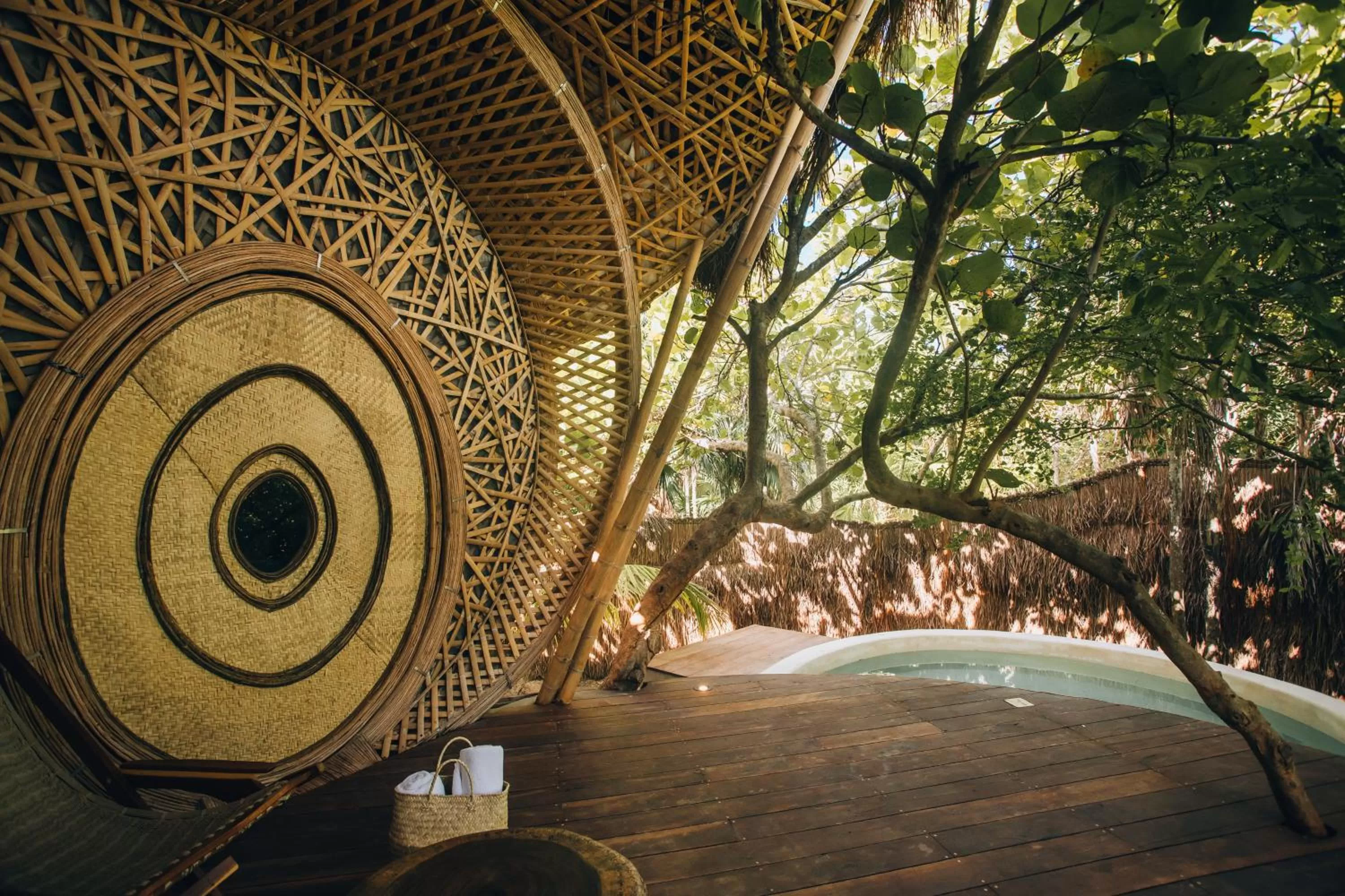 Garden in Ikal Tulum Hotel