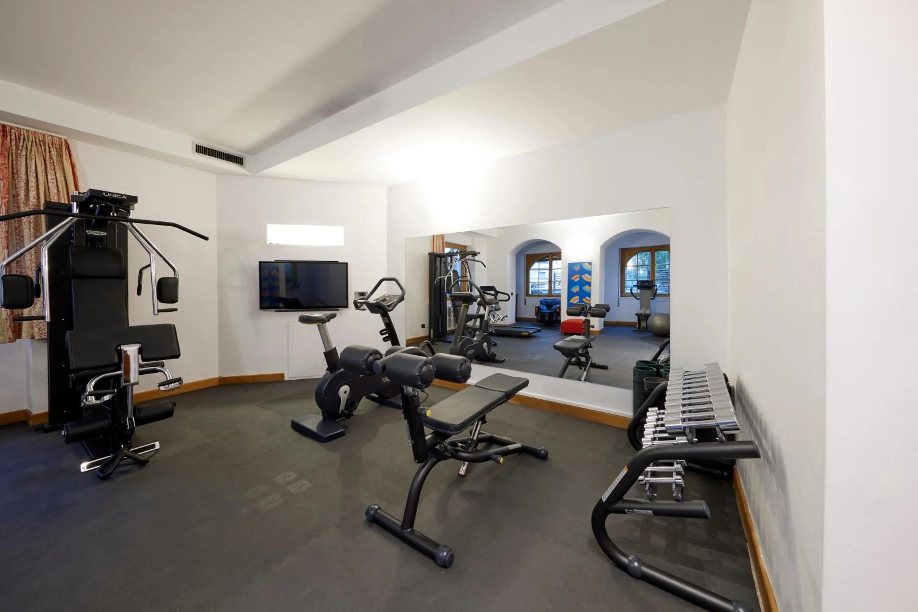 Fitness centre/facilities in Hotel Rezia