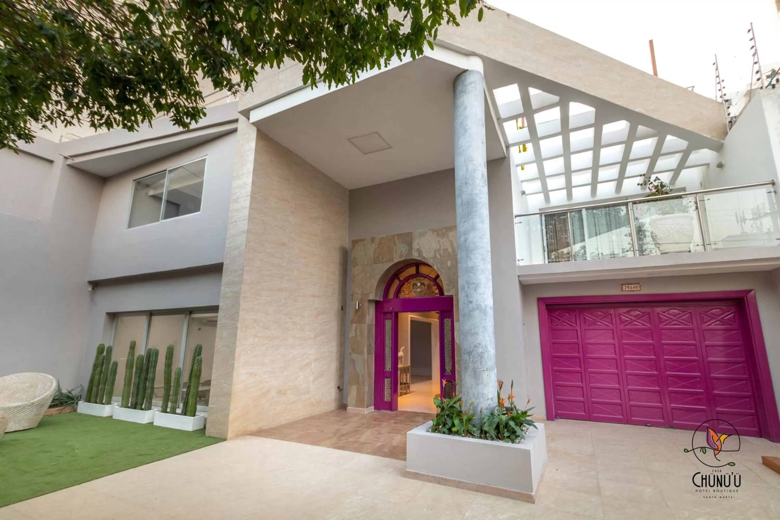 Facade/entrance in Hotel Boutique Casa chunuu Santa Marta