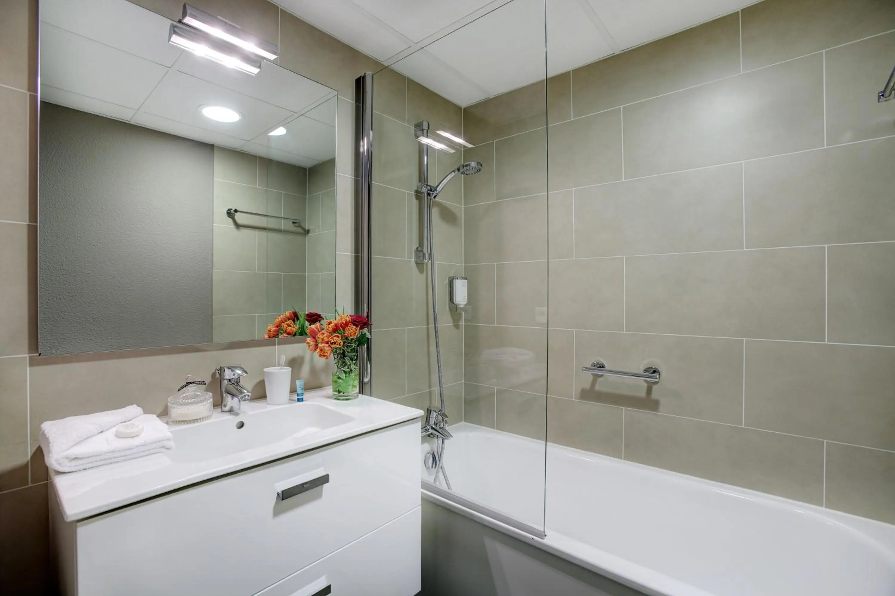 Bathroom in Citadines Croisette Cannes