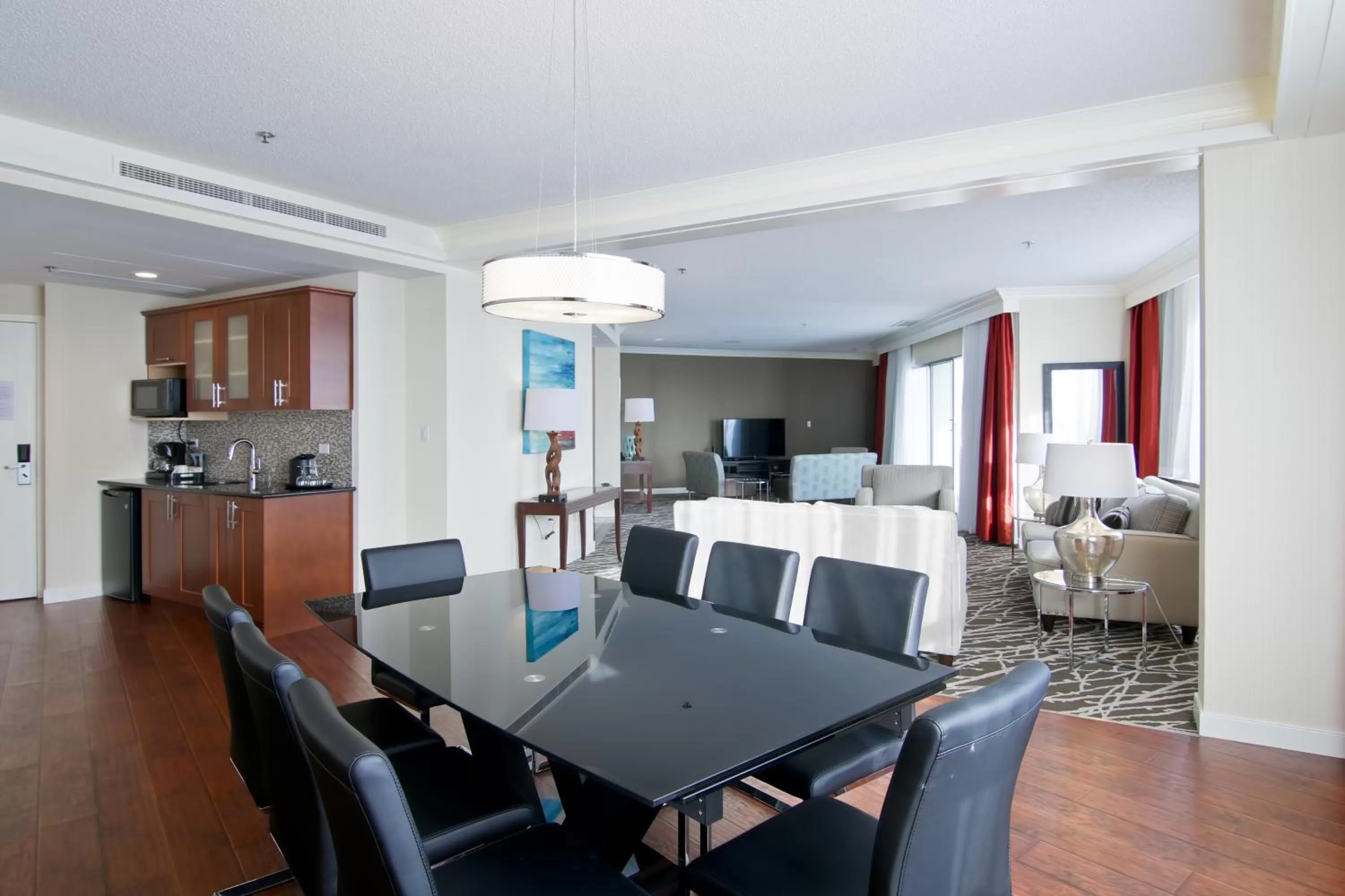 Dining area in Chateau Lacombe Hotel