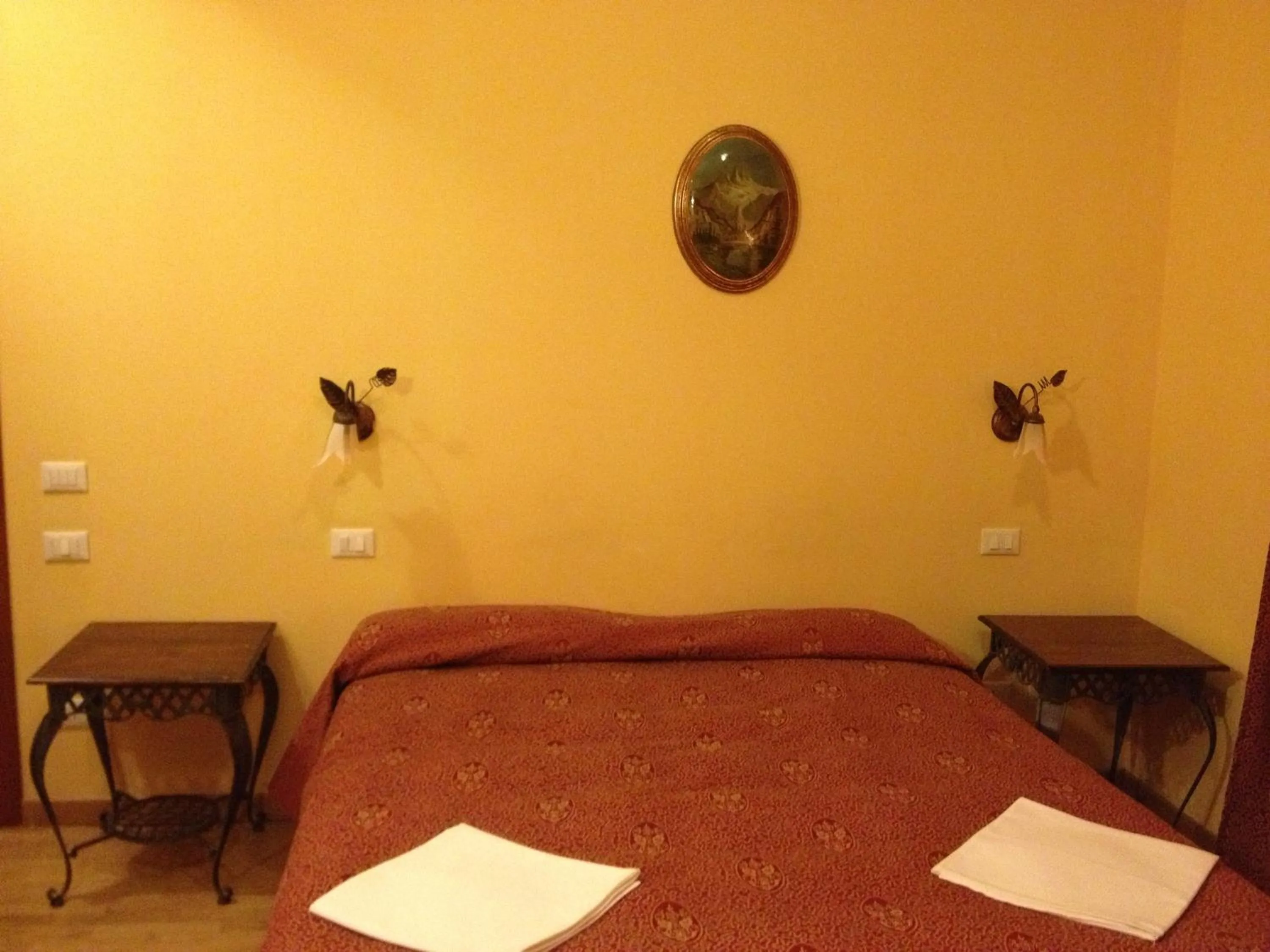 Decorative detail, Bed in Hotel Termini