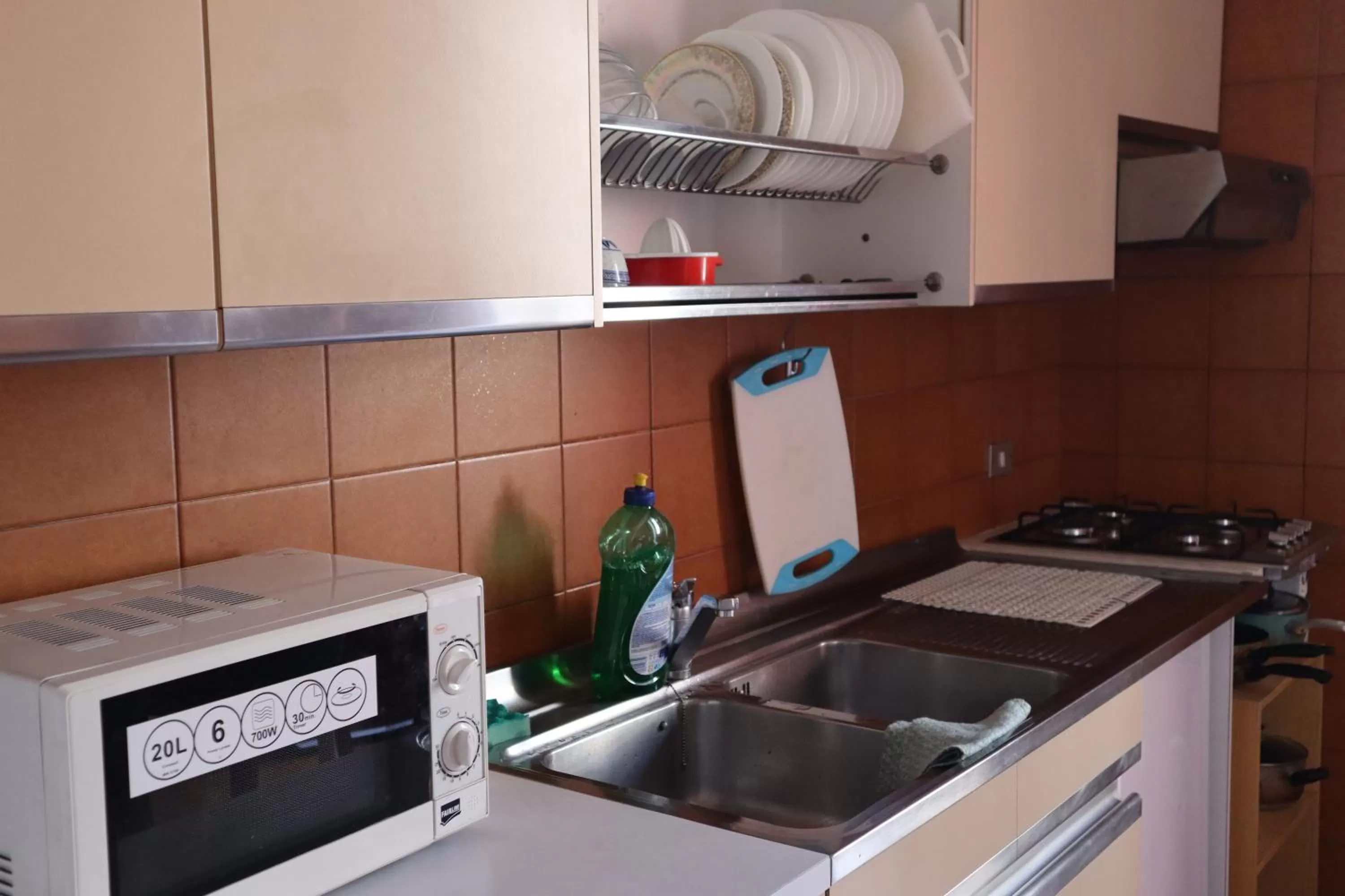 Kitchen or kitchenette in b&b Wu Giada