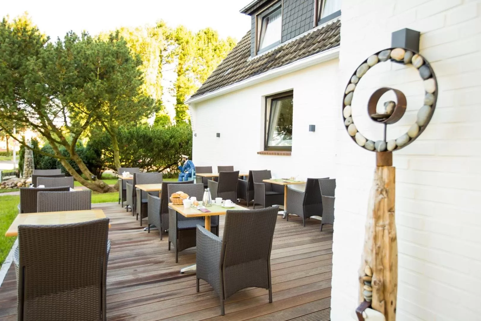 Balcony/Terrace, Restaurant/Places to Eat in Hotel Das kleine Glück - Adults Only