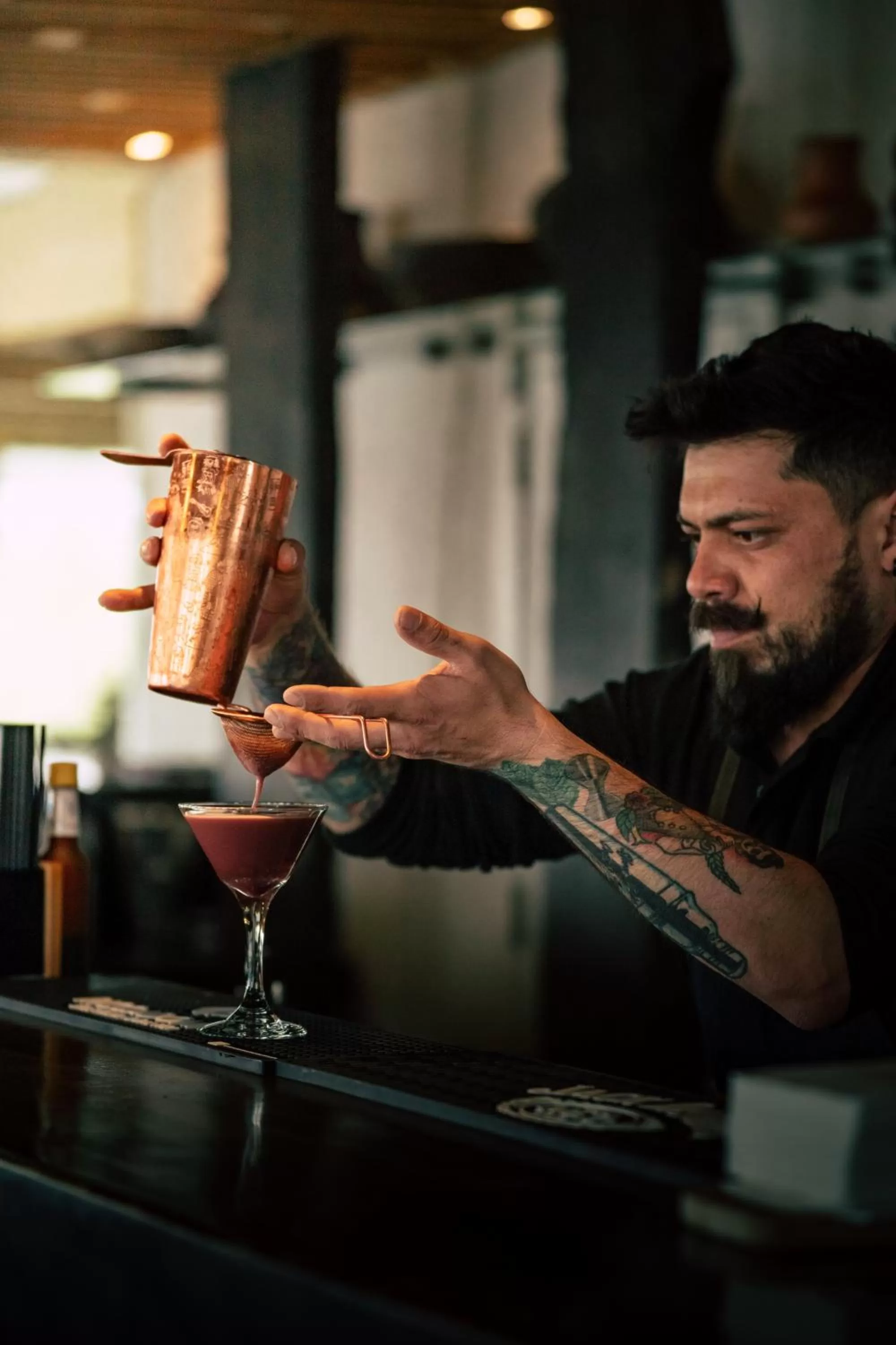 Lounge or bar in Remota Patagonia Lodge