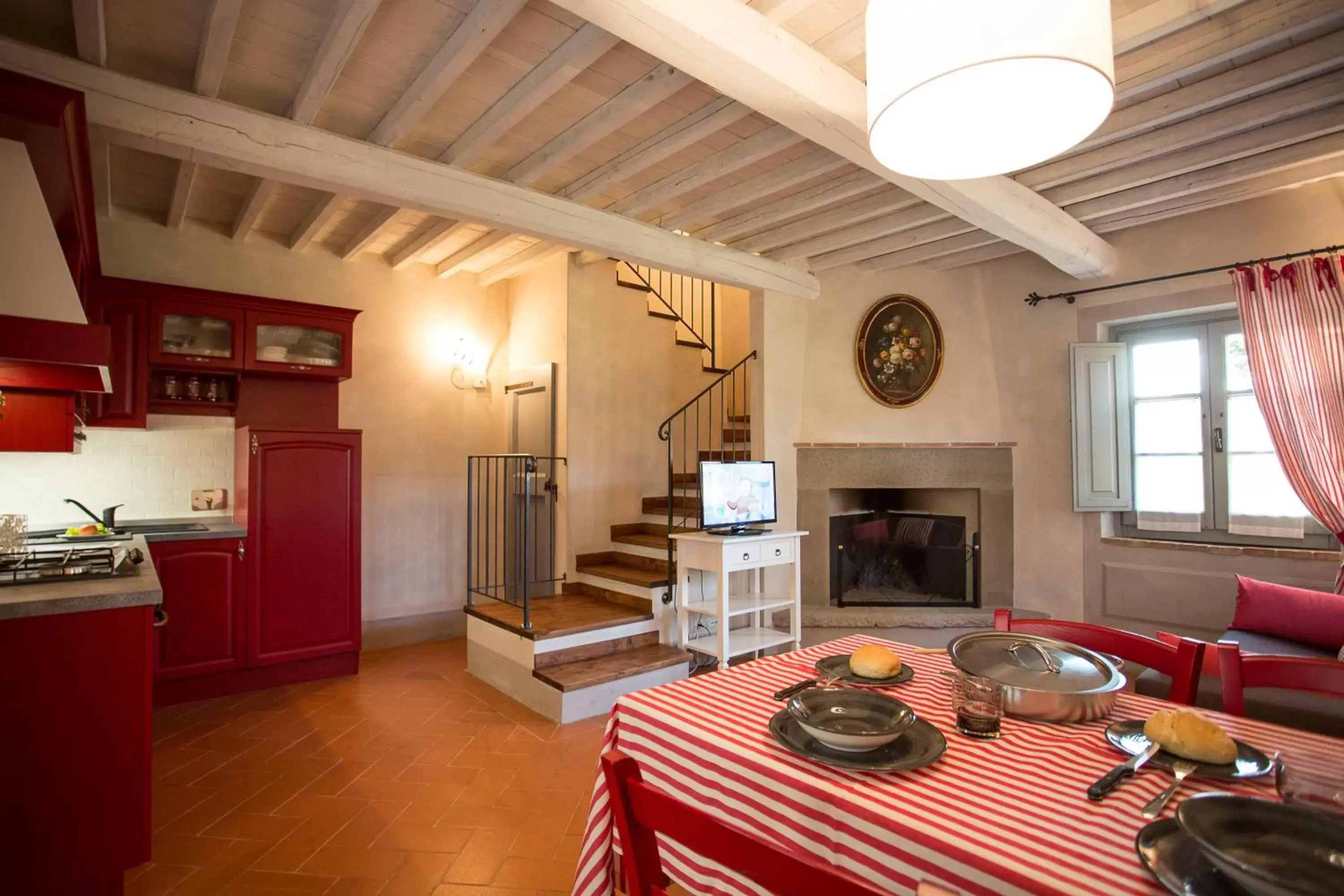 Living room, Dining Area in Podere San Pietro Resort Living room, Dining Area in Podere San Pietro Resort