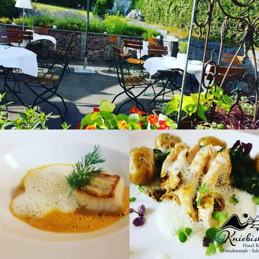 Food and drinks in Hotel Restaurant Kniebishöhe