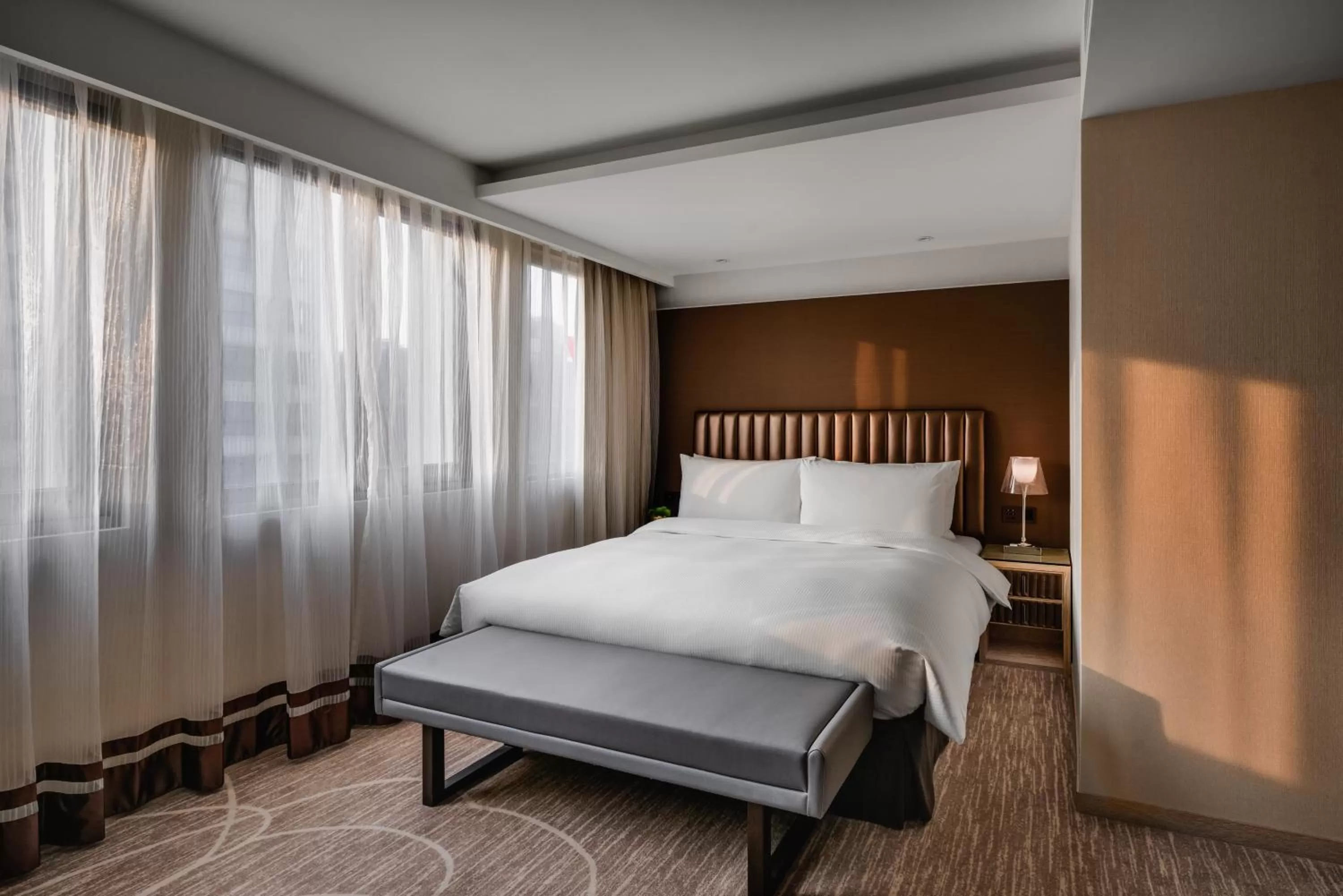 Bed in K Hotel Taipei Chang-An