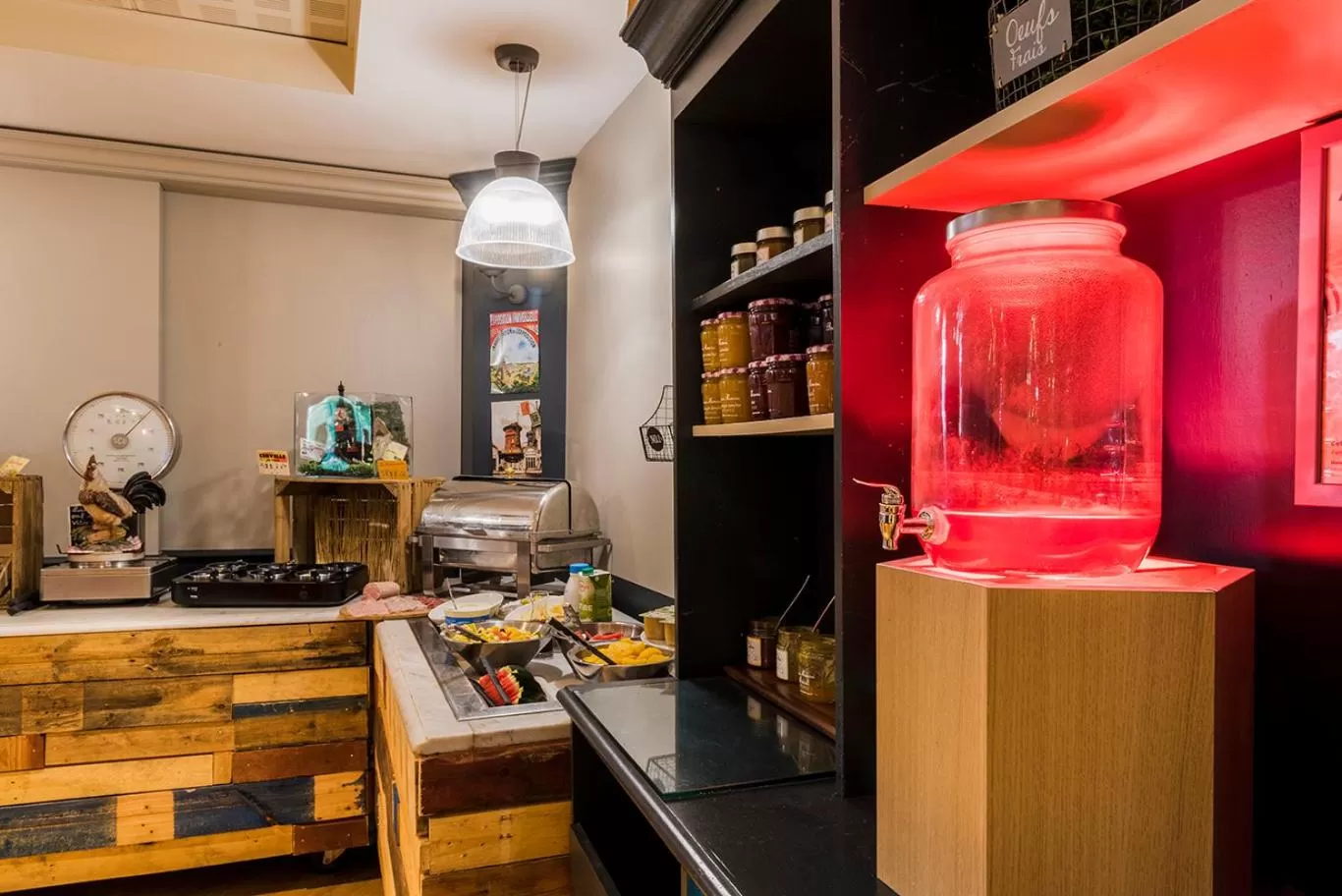 Buffet breakfast in Mercure Paris Roissy CDG