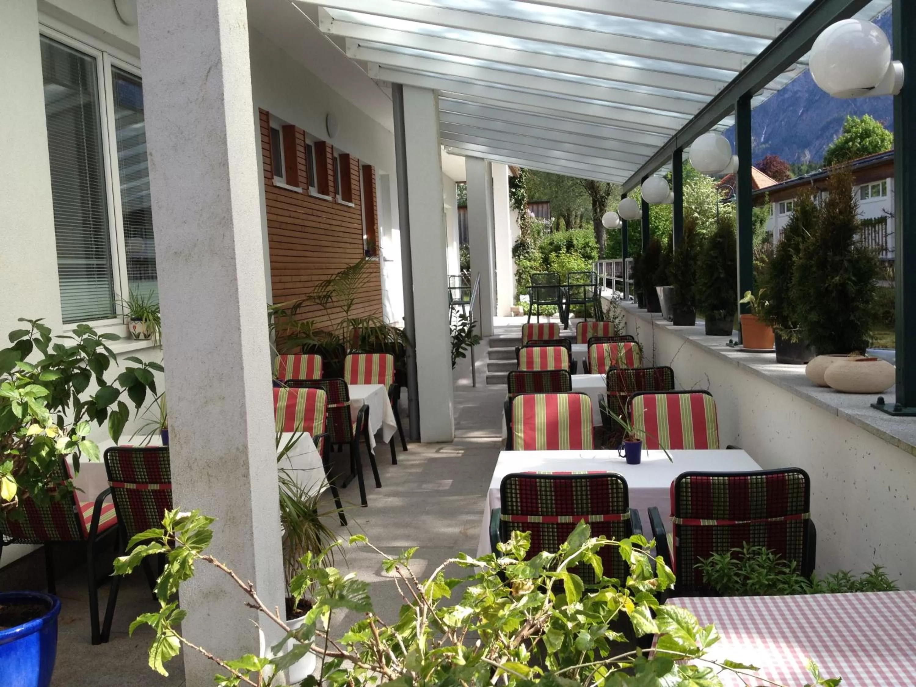 Balcony/Terrace in Wohlfühlhotel Goiserer Mühle
