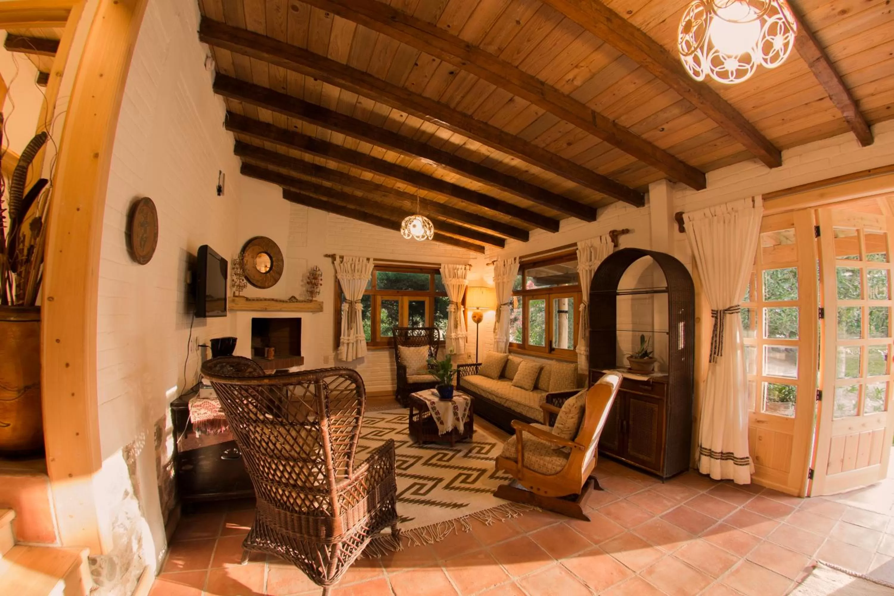 Living room in Hotel Rancho San Cayetano