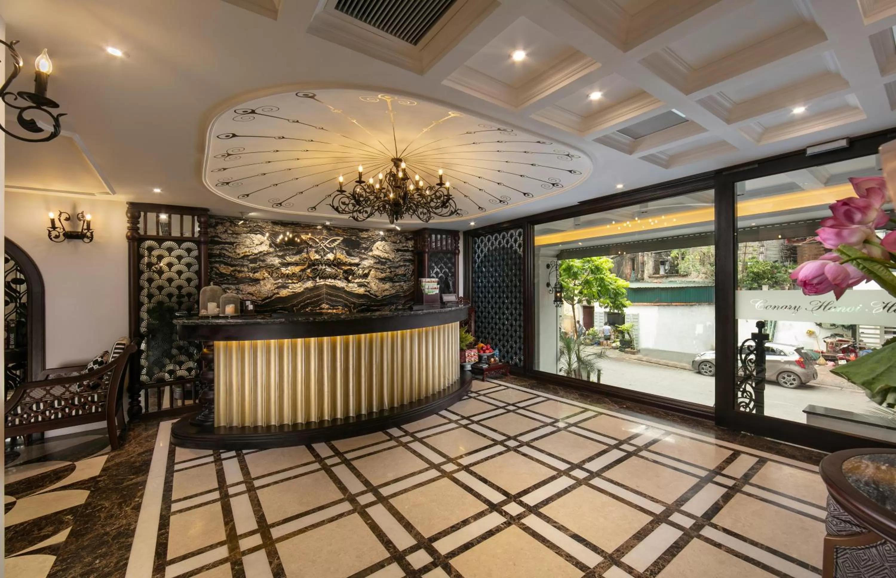 Lobby or reception in Canary Hotel