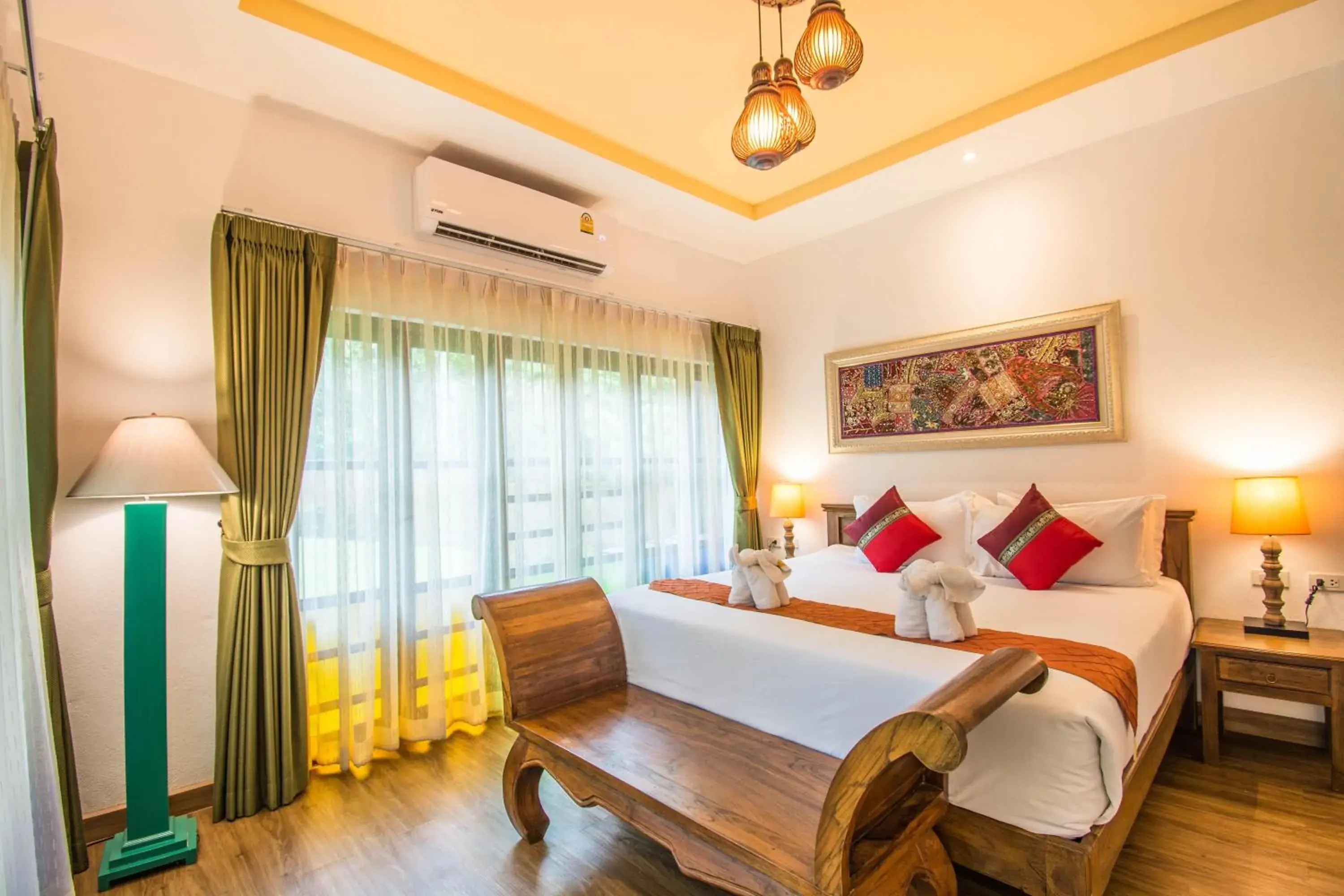 Deluxe Garden View King Room in E-Outfitting Doikham Resort Deluxe Garden View King Room in E-Outfitting Doikham Resort