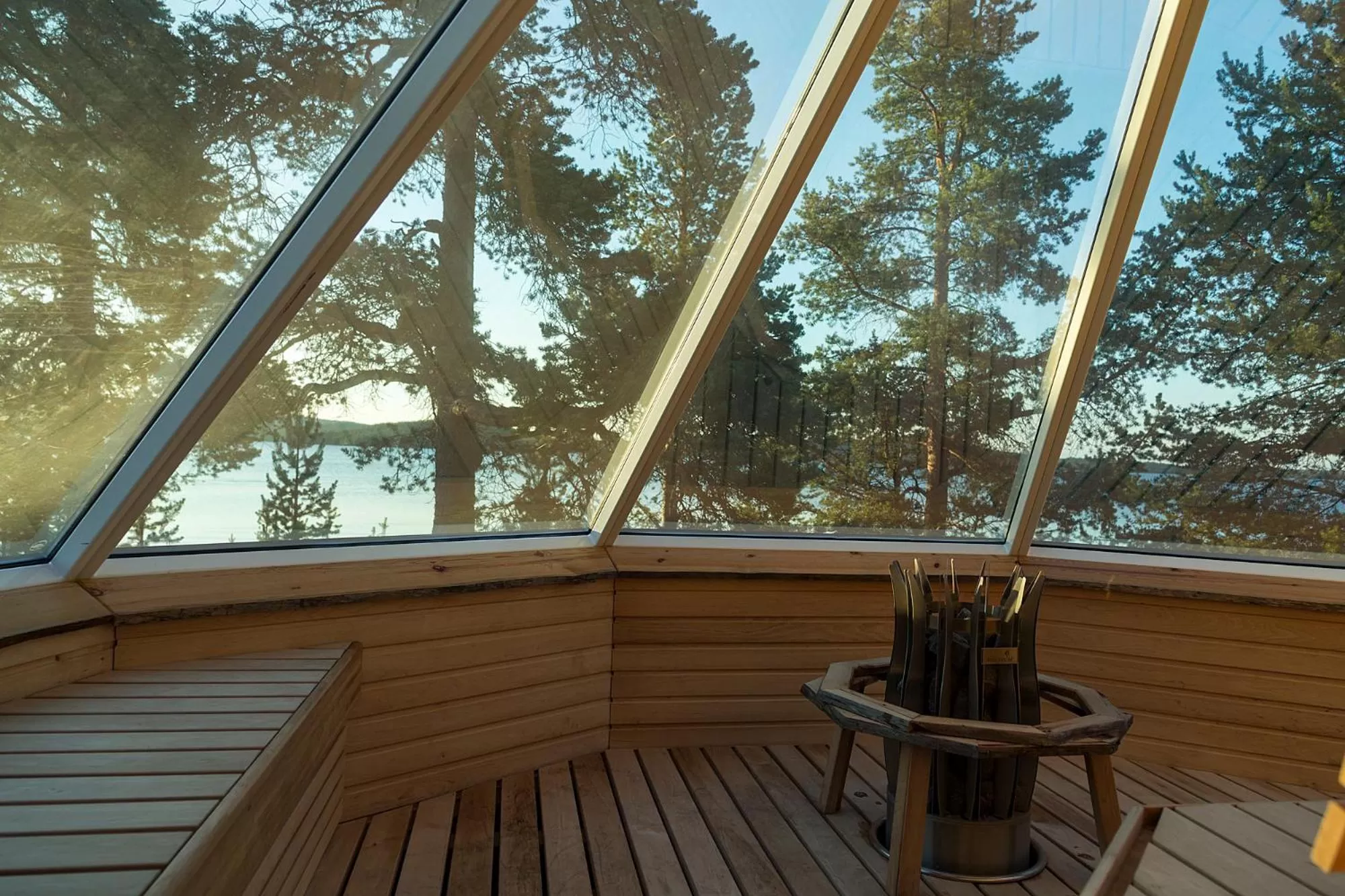 Sauna in Wilderness Hotel Inari & Igloos