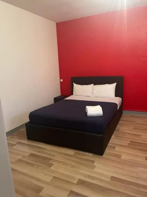 Bed in Hotel Christina