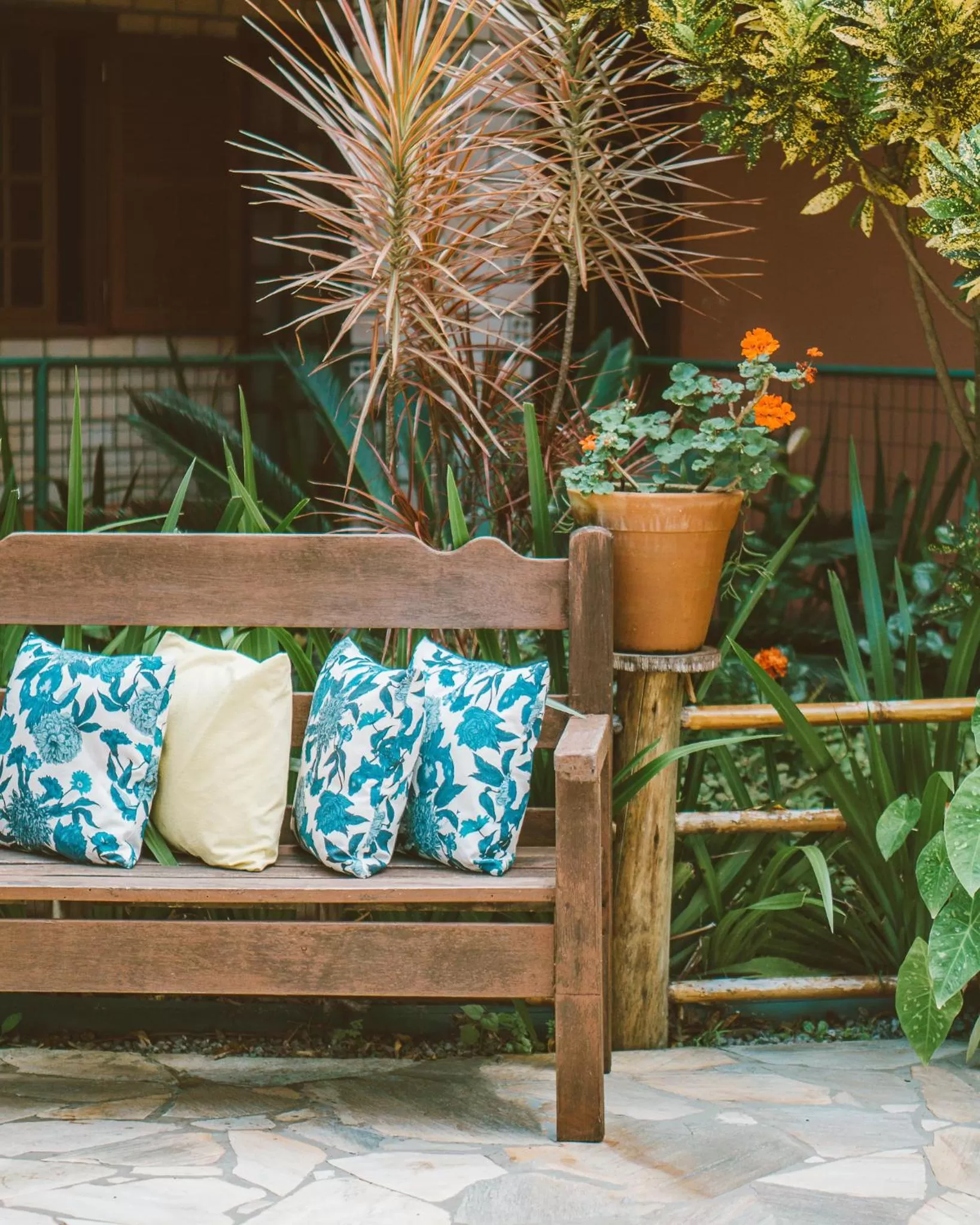 Garden in Pousada Chaday