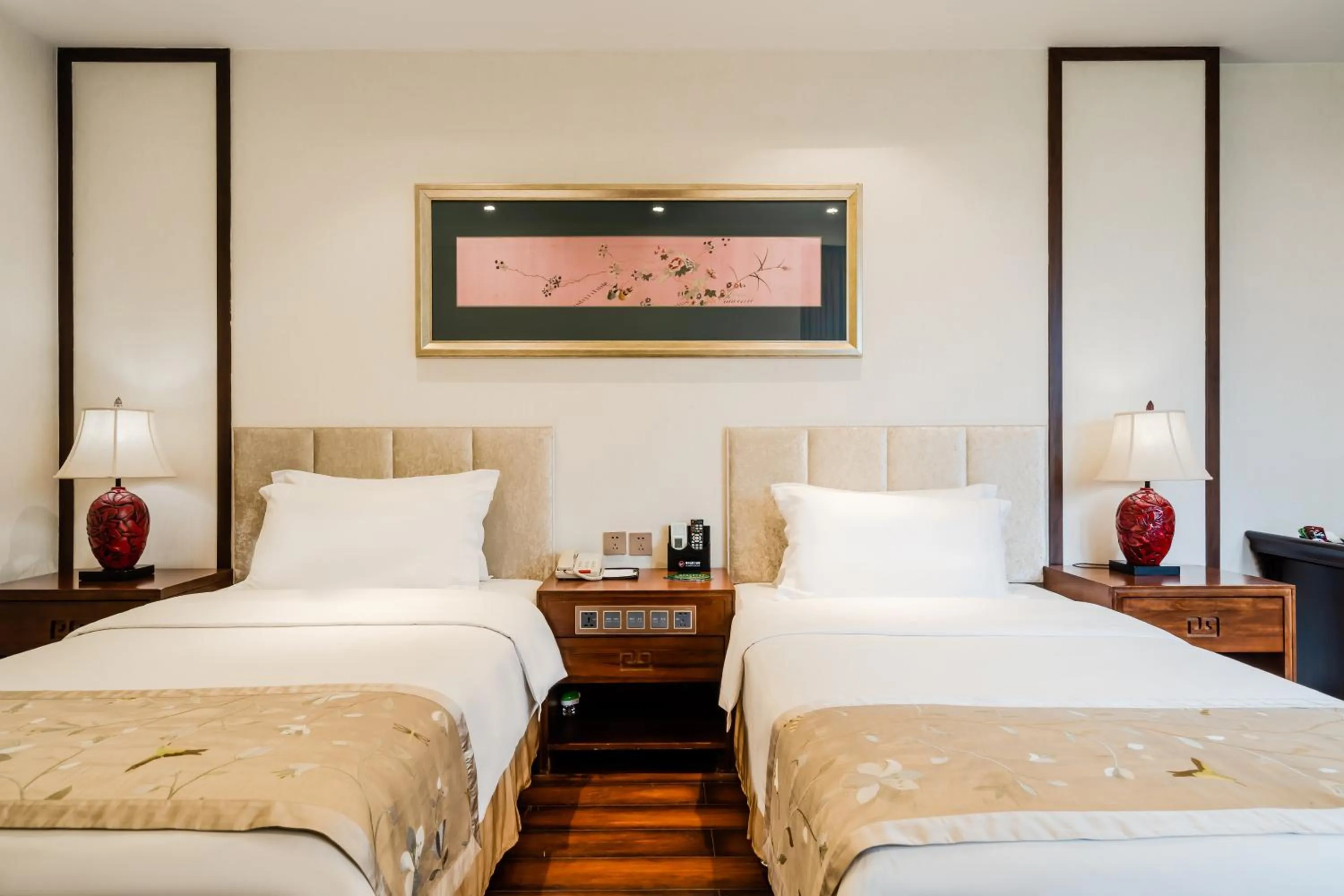 Bed in Buddha Zen Hotel