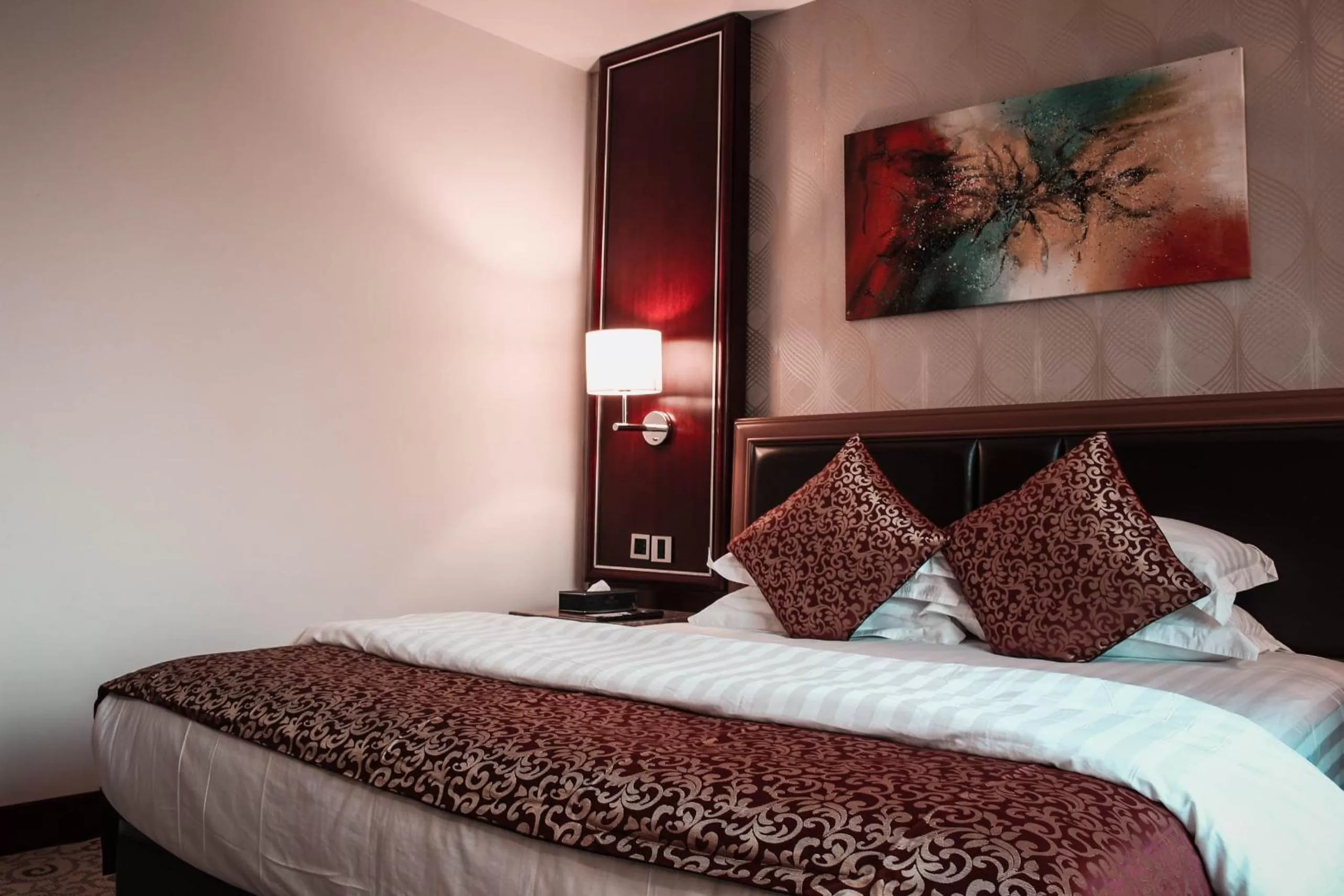 Bed in Velvet Hotel Jeddah