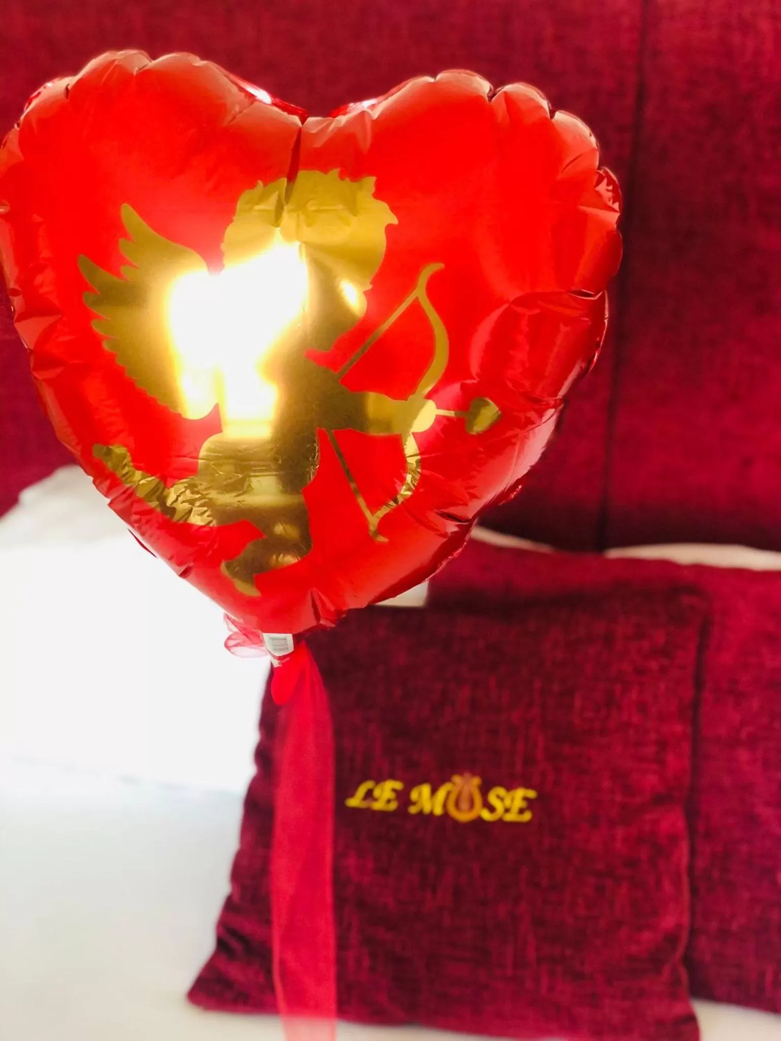 Bed in Le Muse Suite