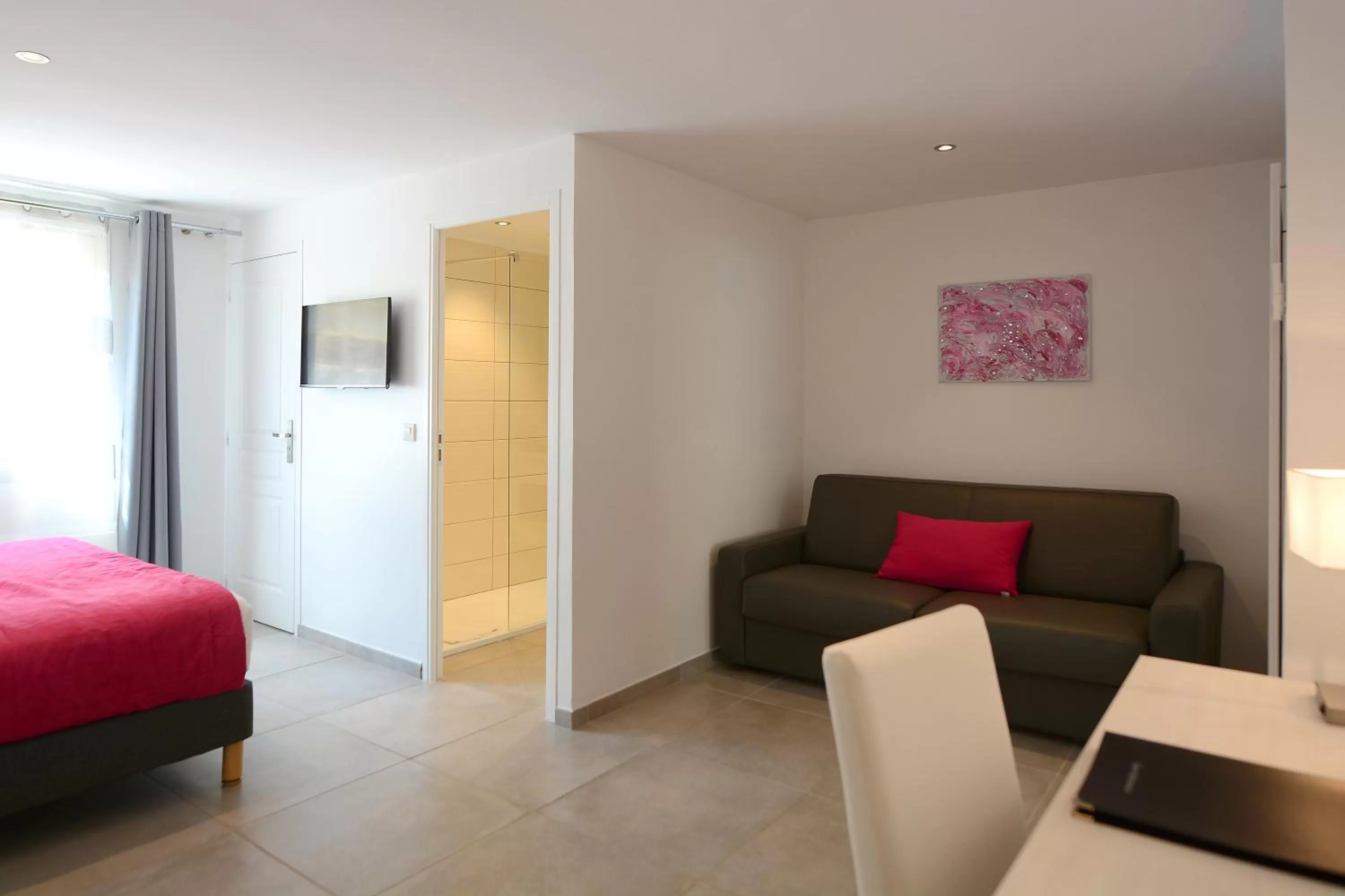 Bedroom, Bed in Hôtel A Madonetta