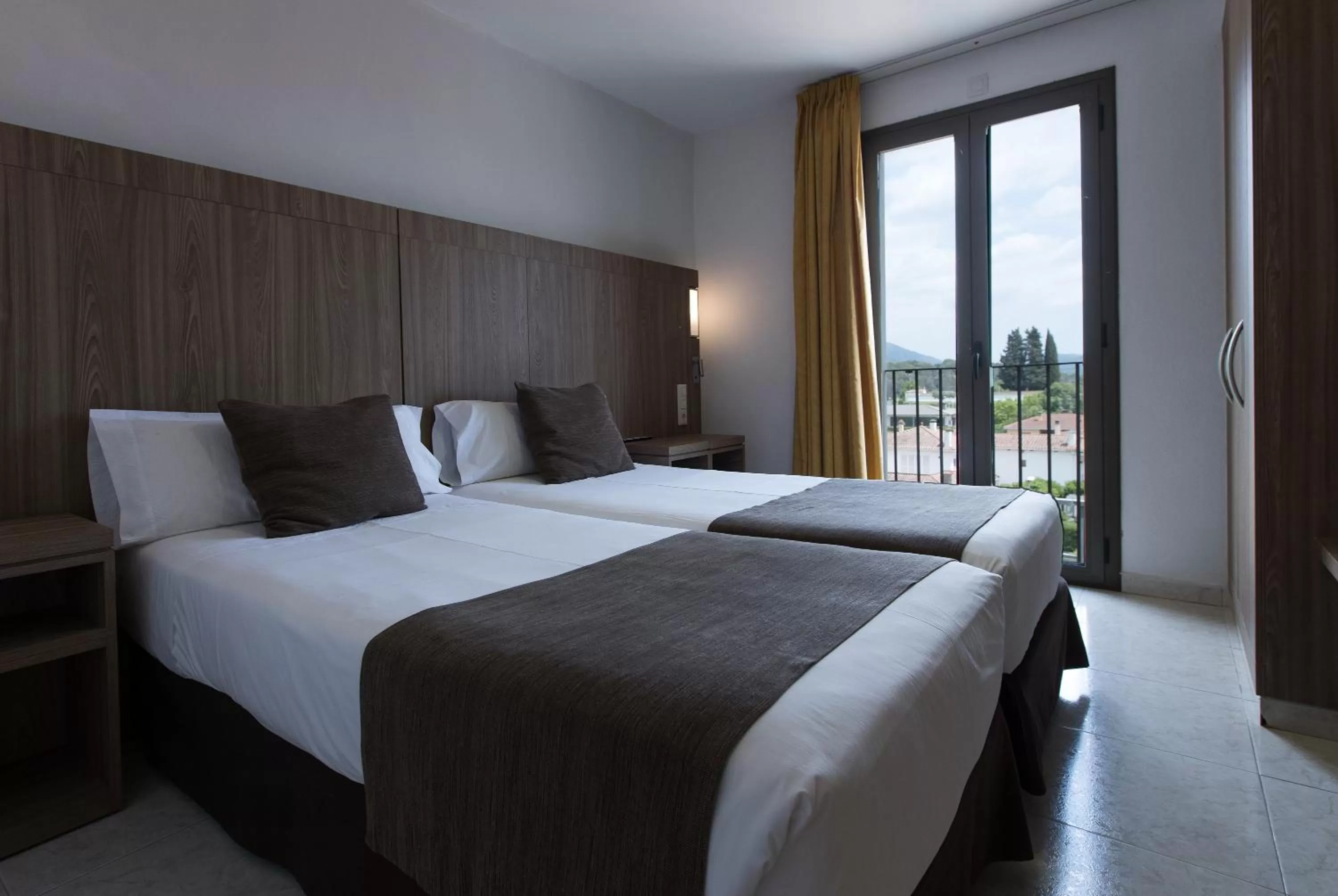 Bed in Hotel Alta Garrotxa