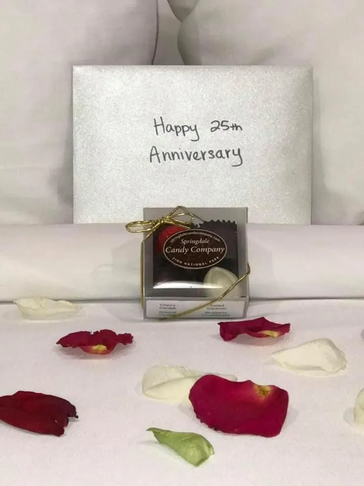 Bed in Cable Mountain Lodge