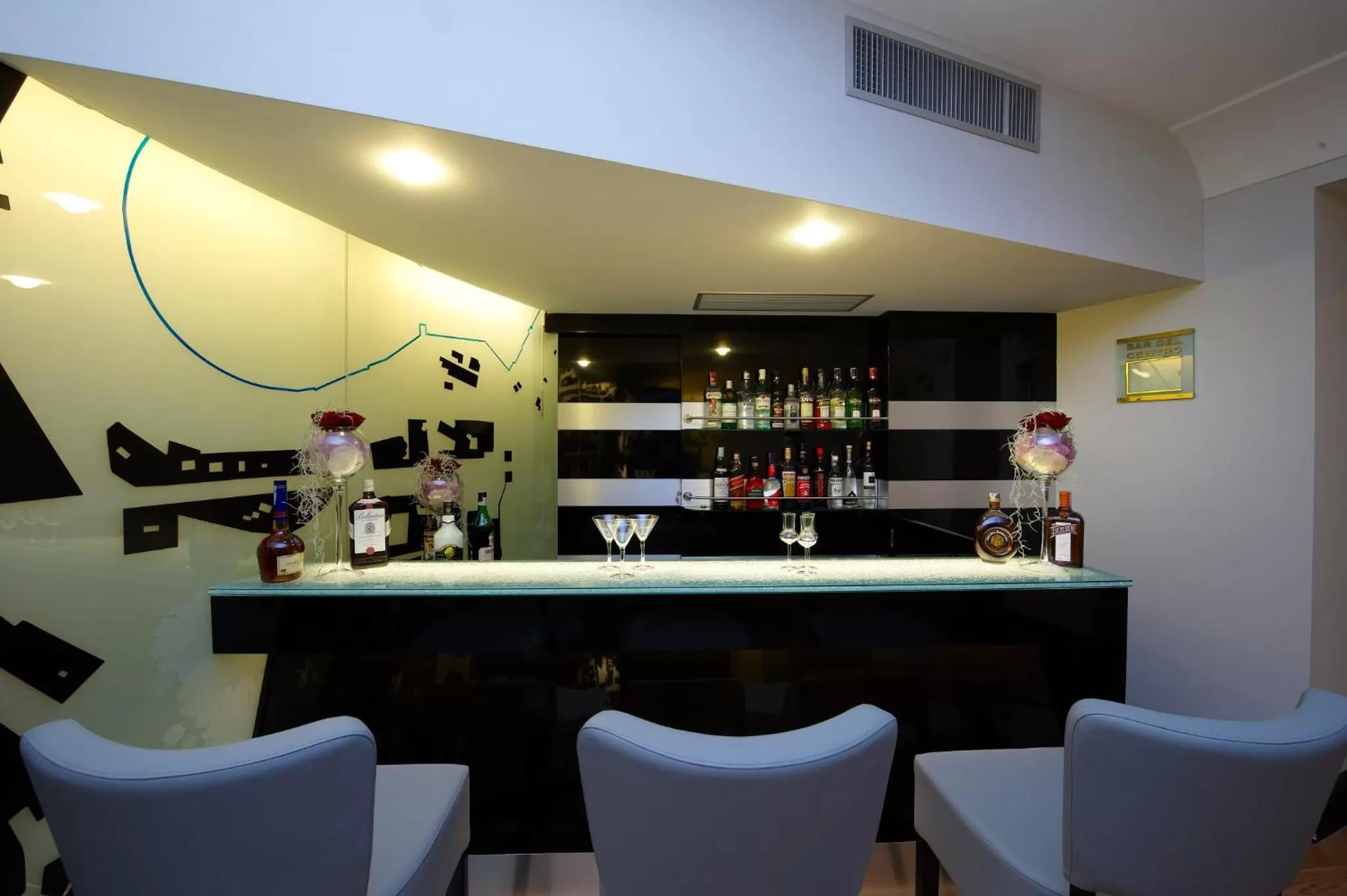 Lounge or bar in Grand Hotel Piazza Borsa