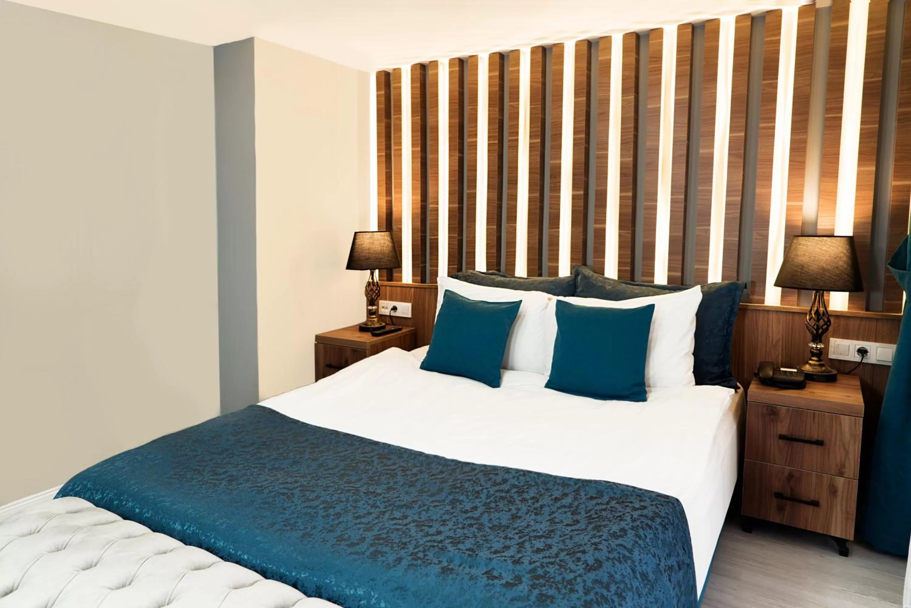 Bed in Taksim Yazıcı Residence