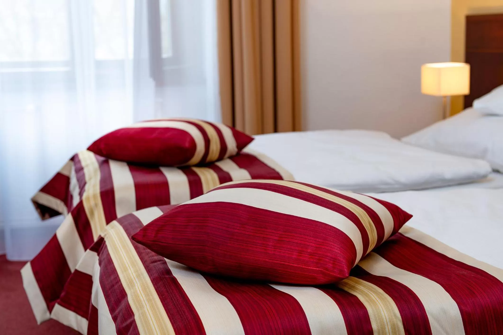 Decorative detail, Bed in Hotel Petr