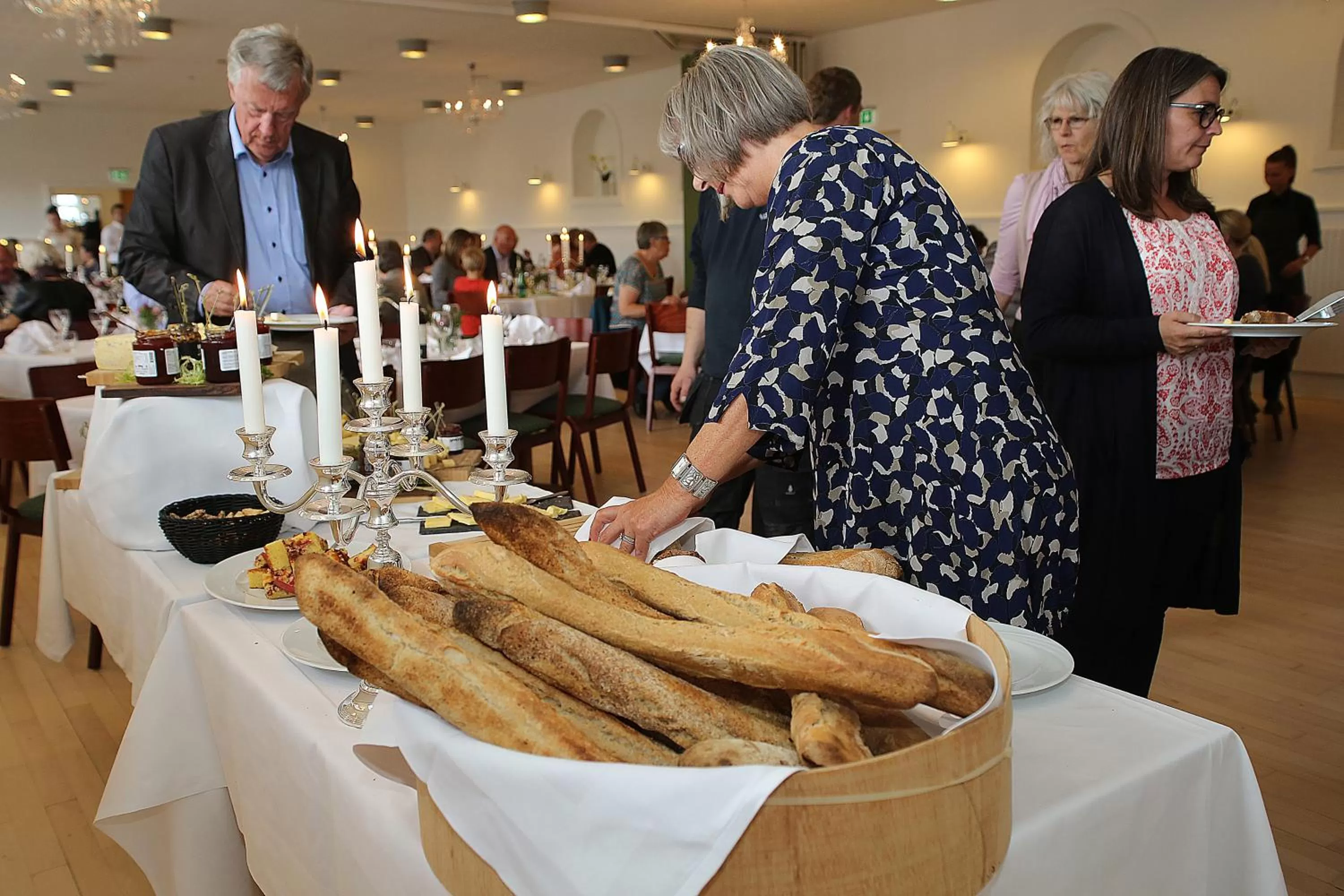 Buffet breakfast in Refborg Hotel