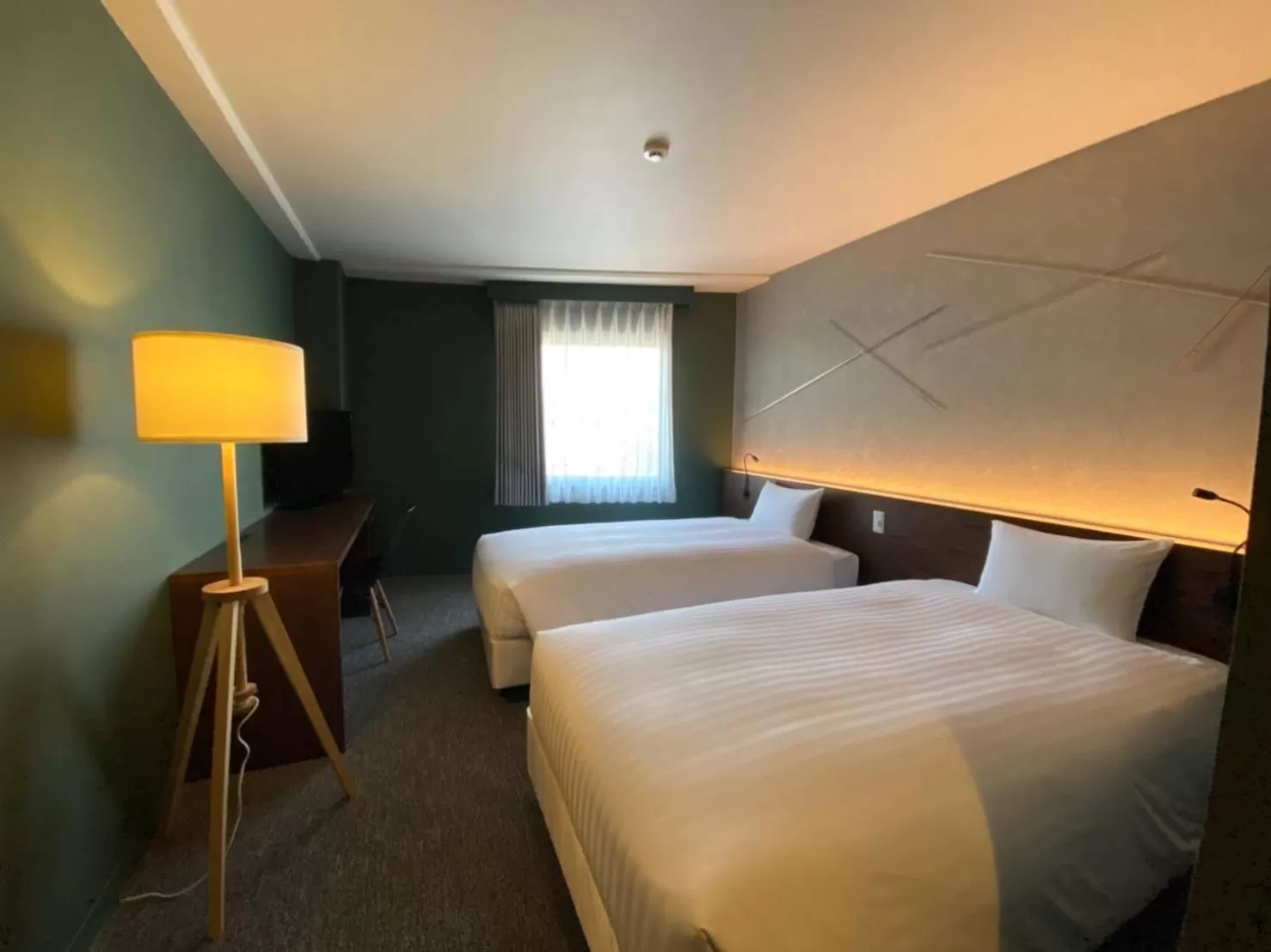 Photo of the whole room, Bed in EN HOTEL Hiroshima