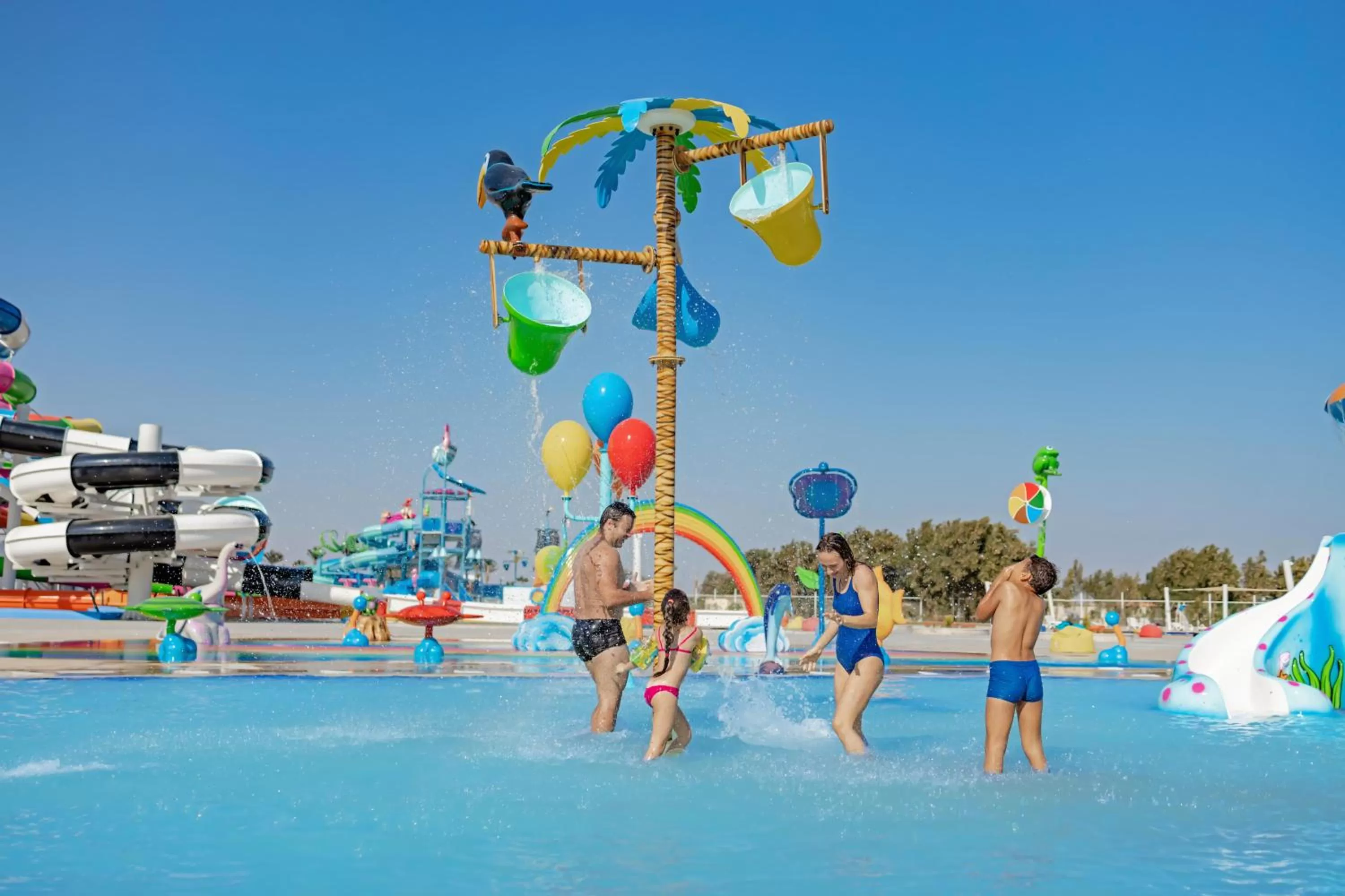People in Movenpick Waterpark Resort & Spa Soma Bay