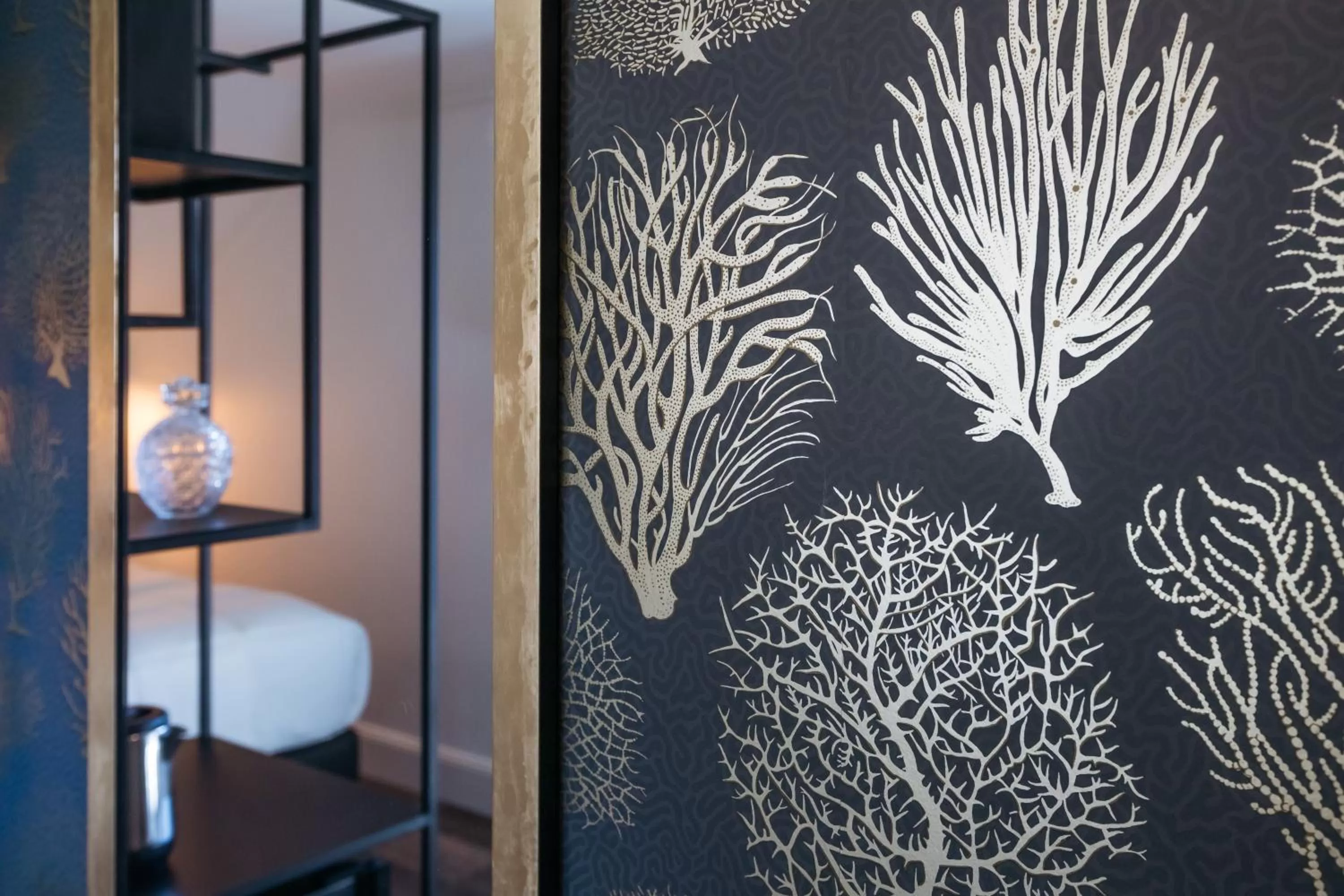 Decorative detail in Arome Hôtel