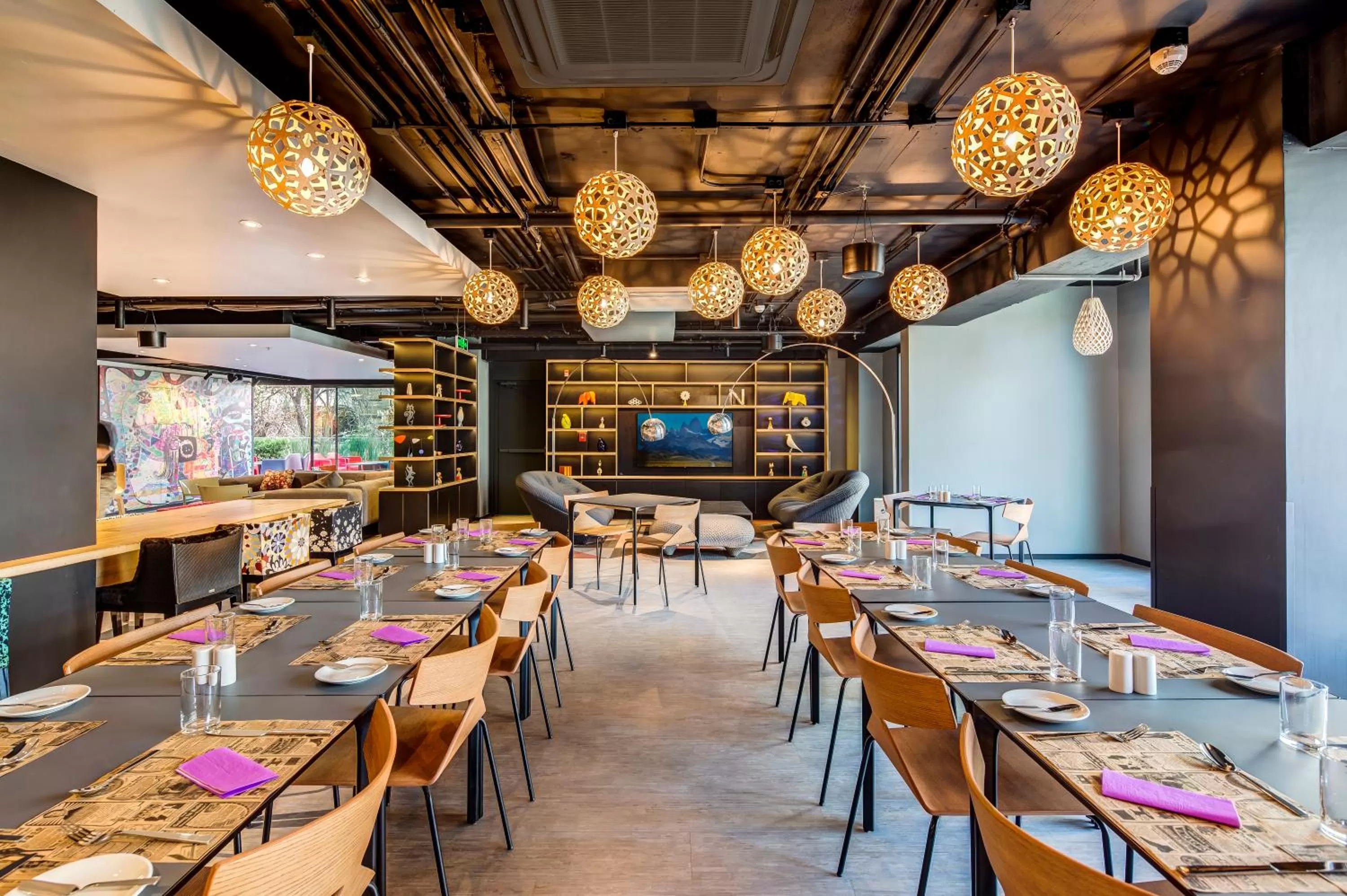 Restaurant/places to eat in Hotel Nodo - El hotel que respira