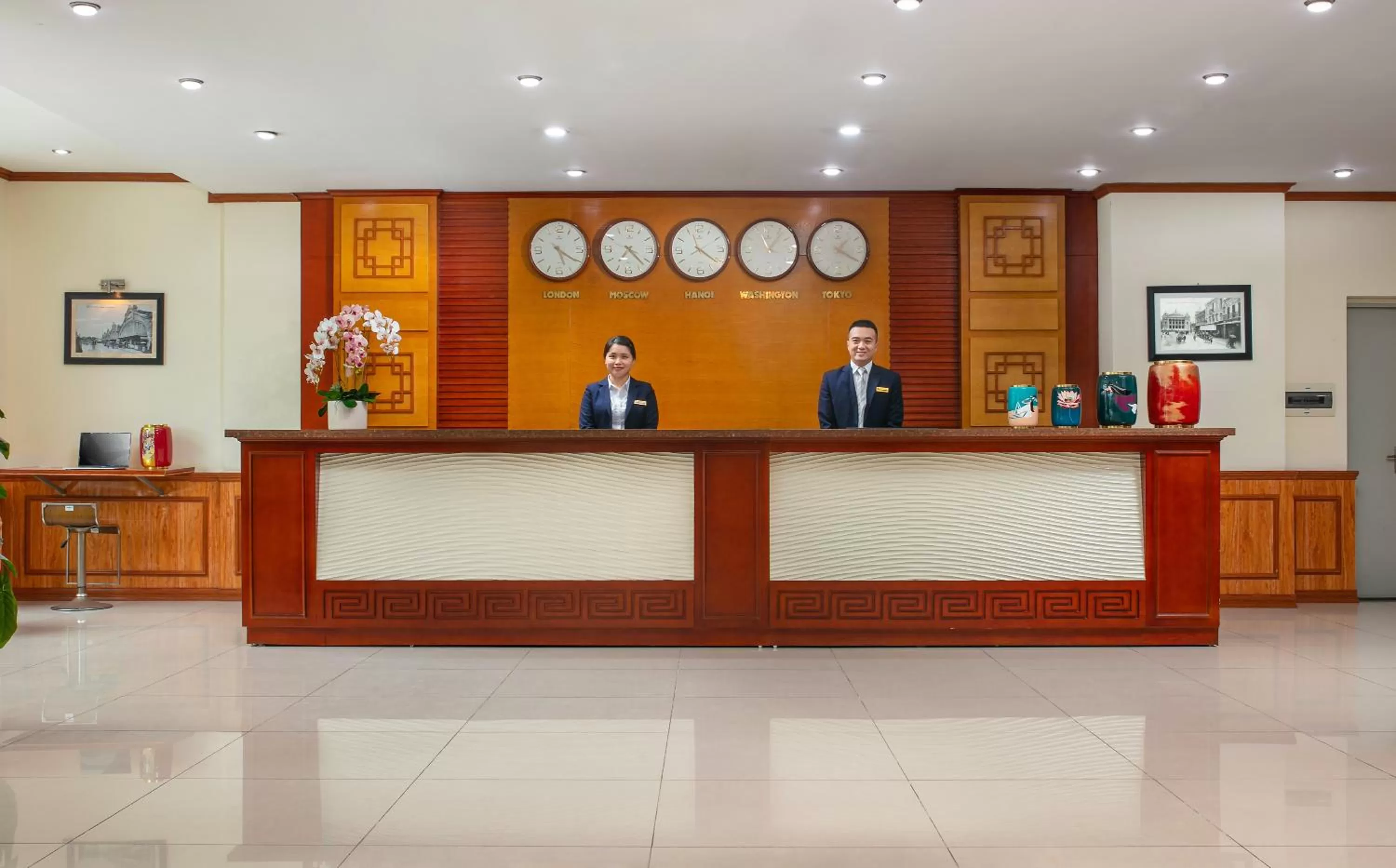 Staff in Hoa Dao Hotel