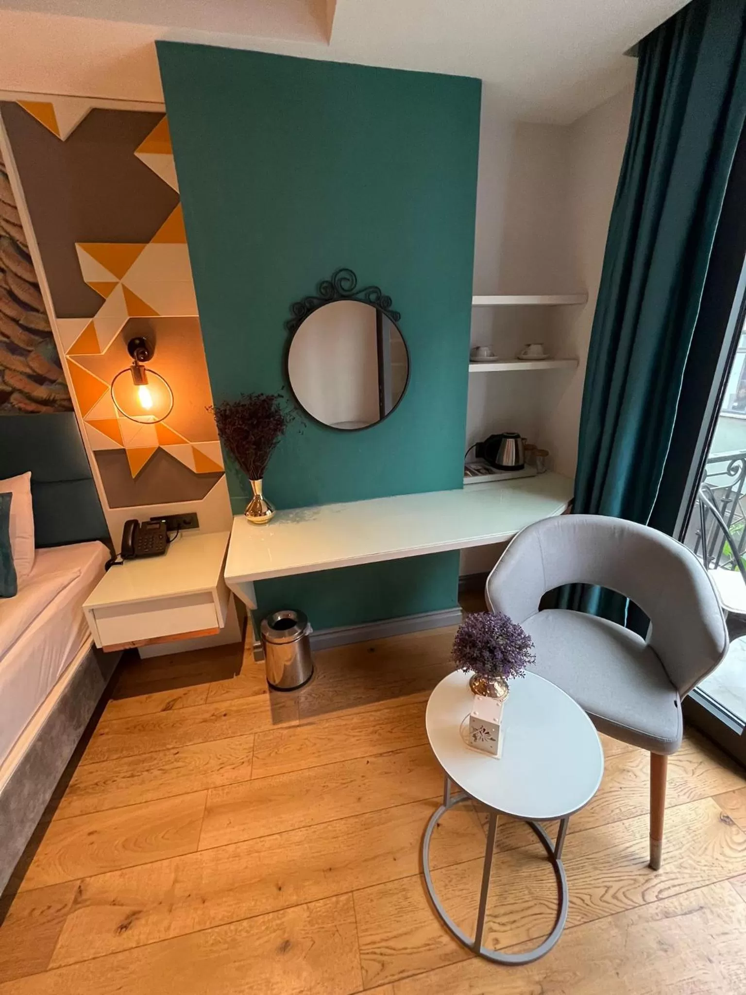 Bed in Royal Galata Hotel