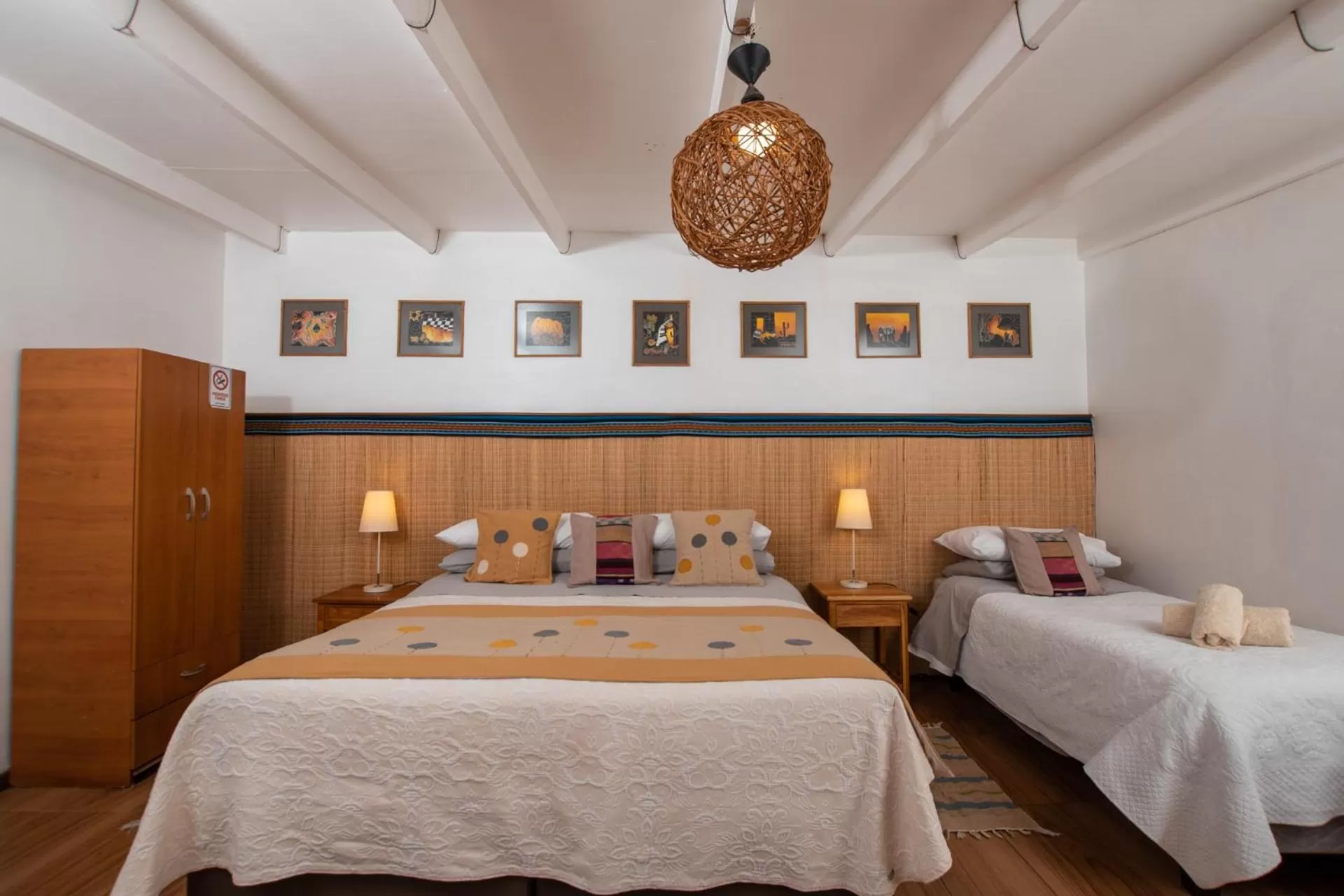 Bed in Hotel Pat'ta Hoiri