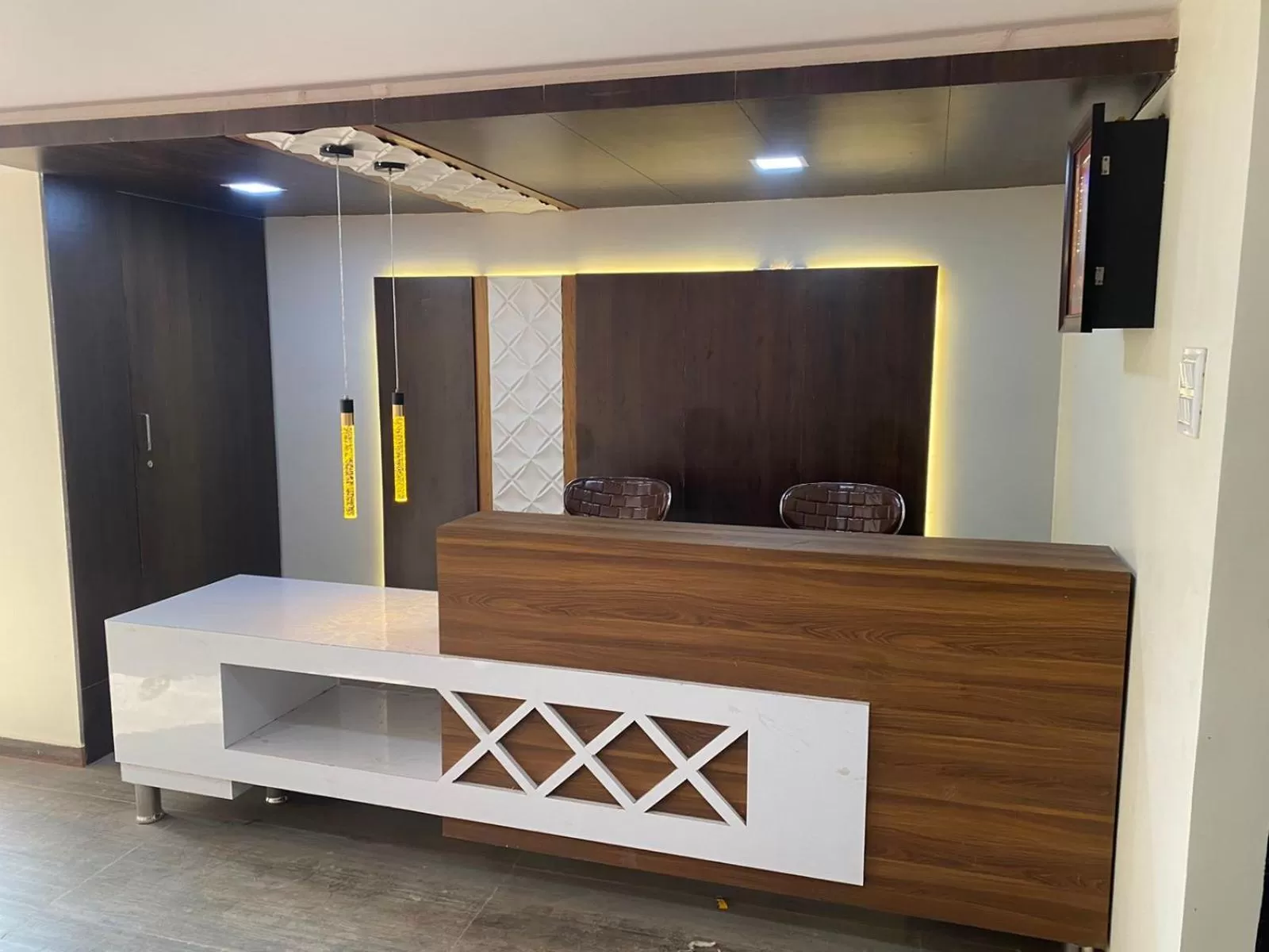 Lobby or reception in Hotel Jurkis, Kolhapur