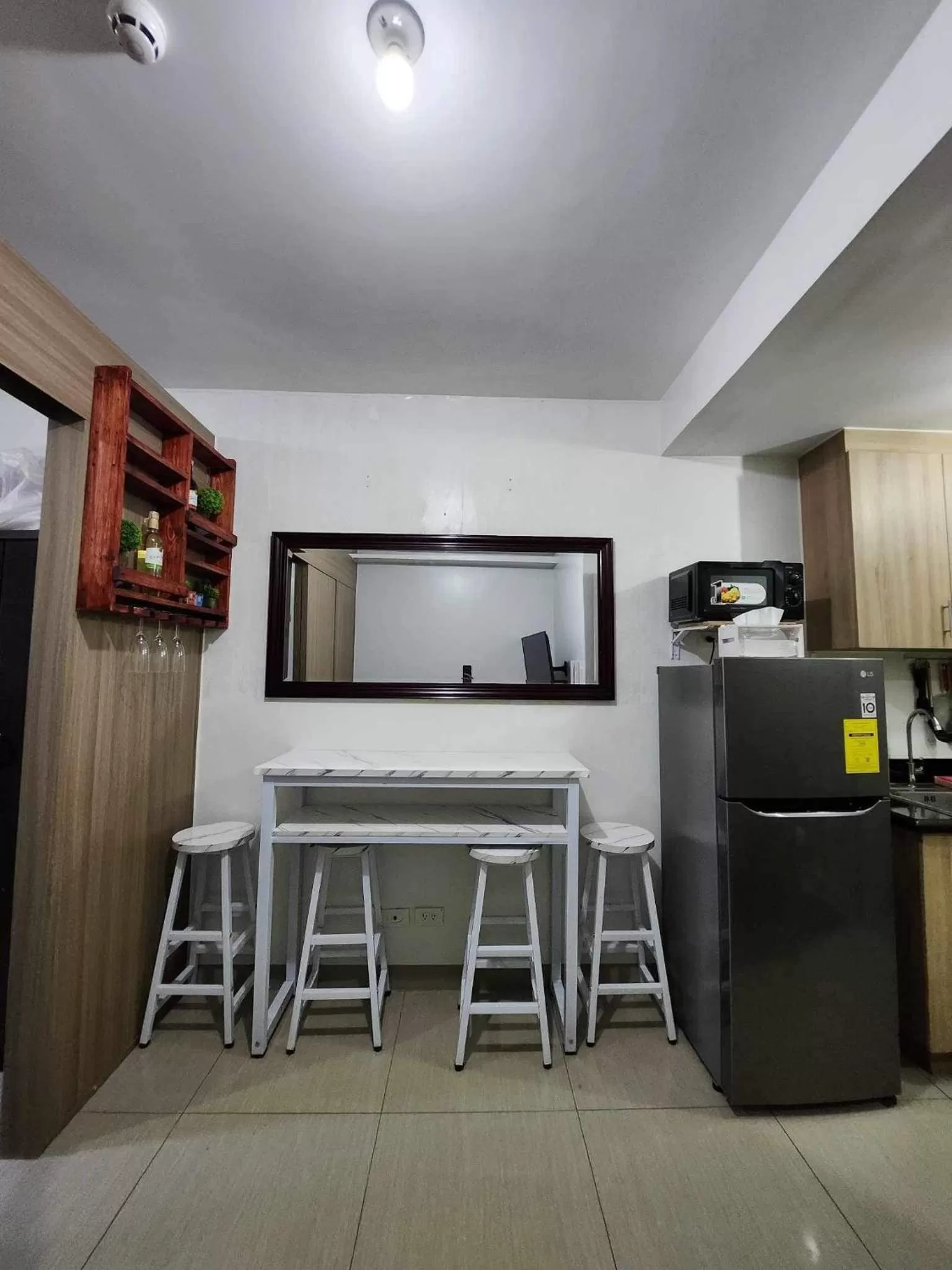 Dining area in NorChel's Staycation near Mall of Asia