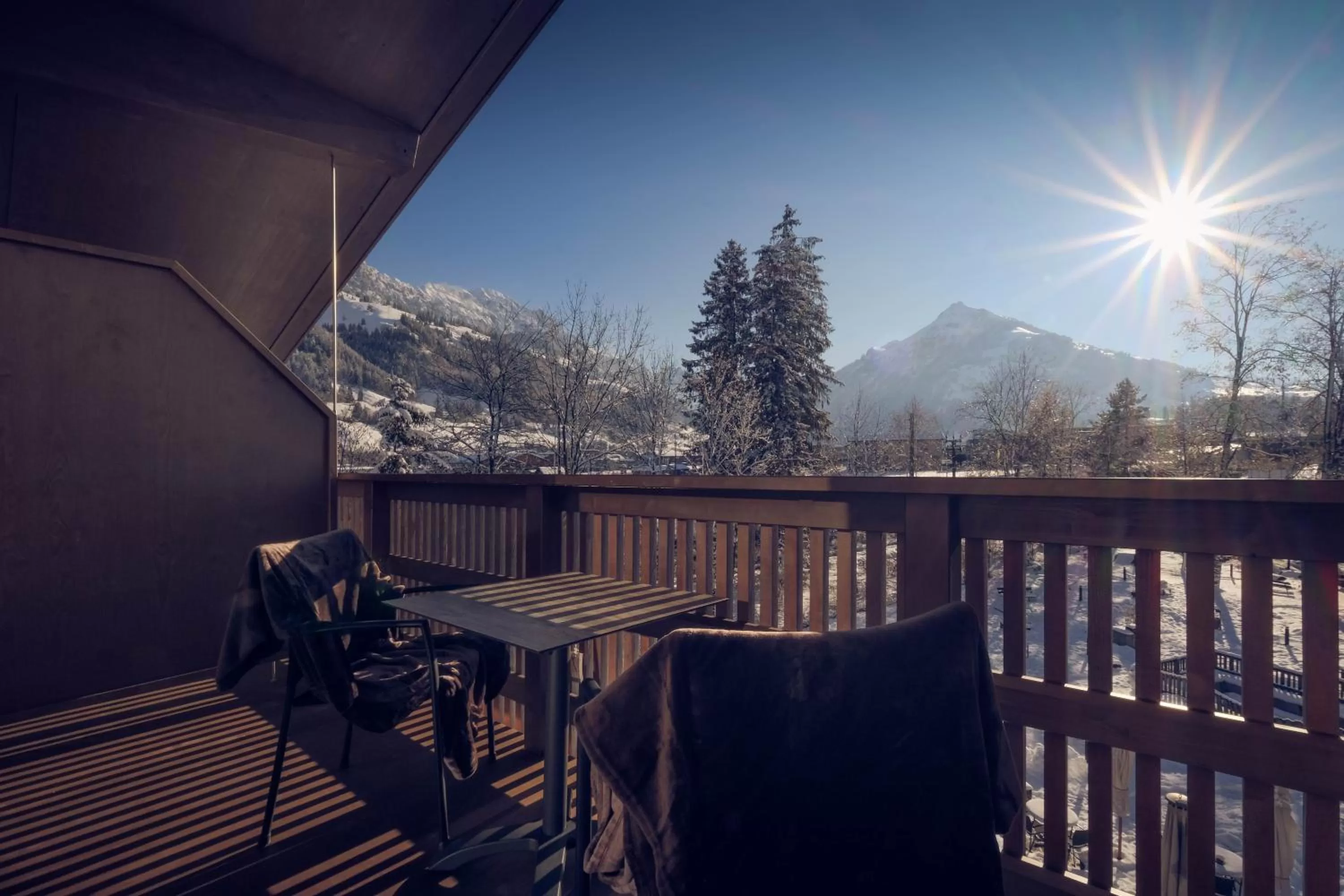 Balcony/Terrace in Frutigresort