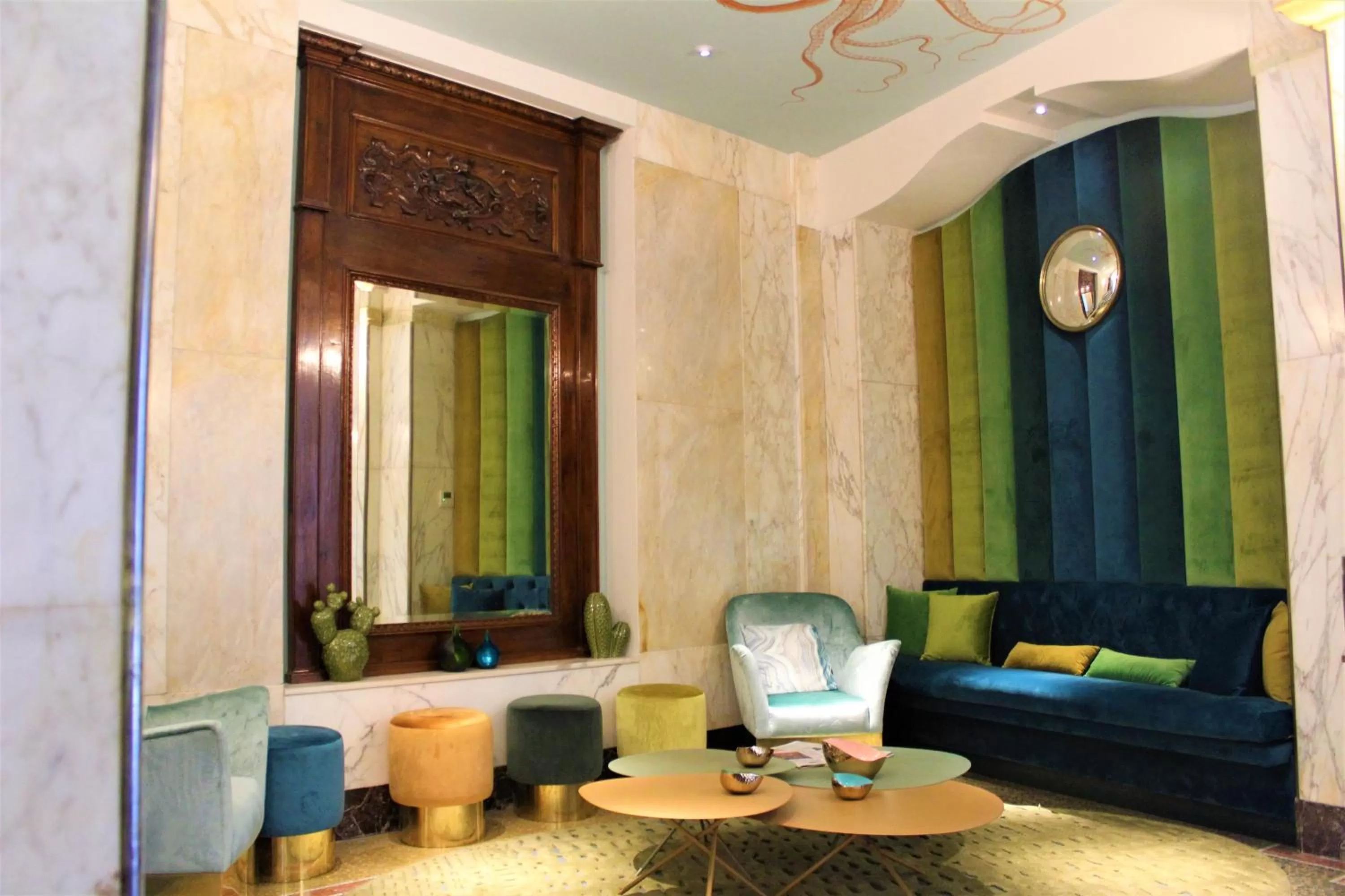 Lobby or reception in Hotel Continental Genova